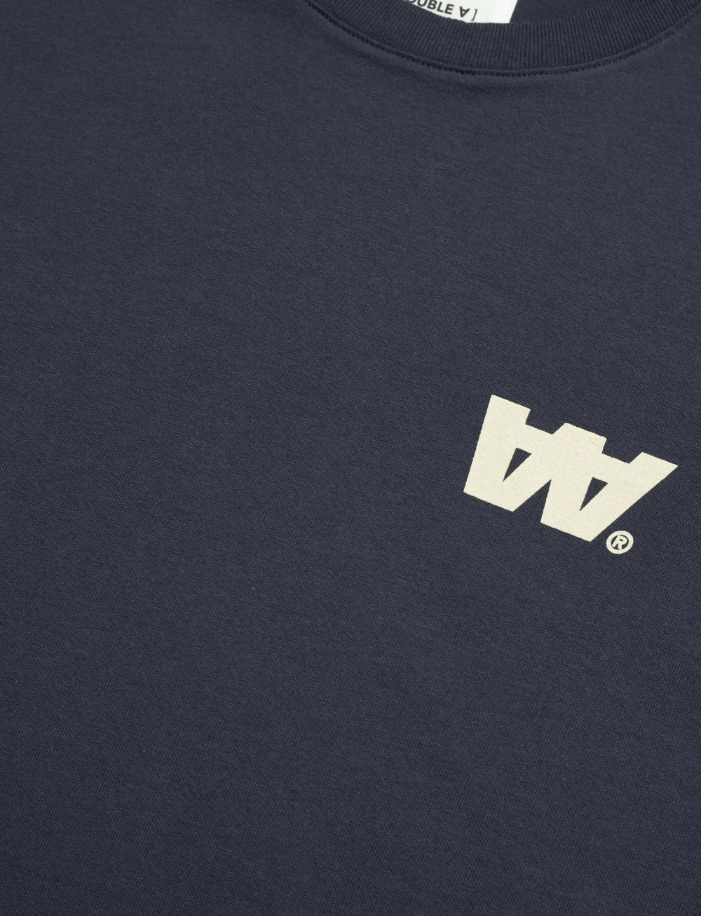 WOOD WOOD - Ace Letter T-Shirt GOTS - short-sleeved t-shirts - navy - 2