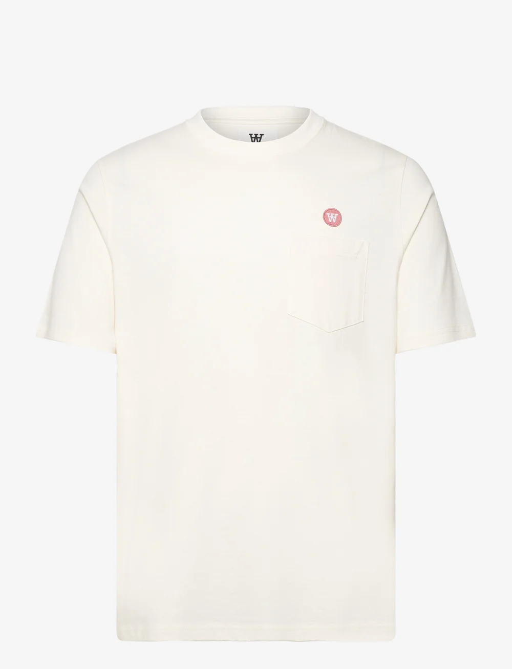 WOOD WOOD - Adi Pocket Resort T-shirt GOTS - kortärmade t-shirts - off-white - 0