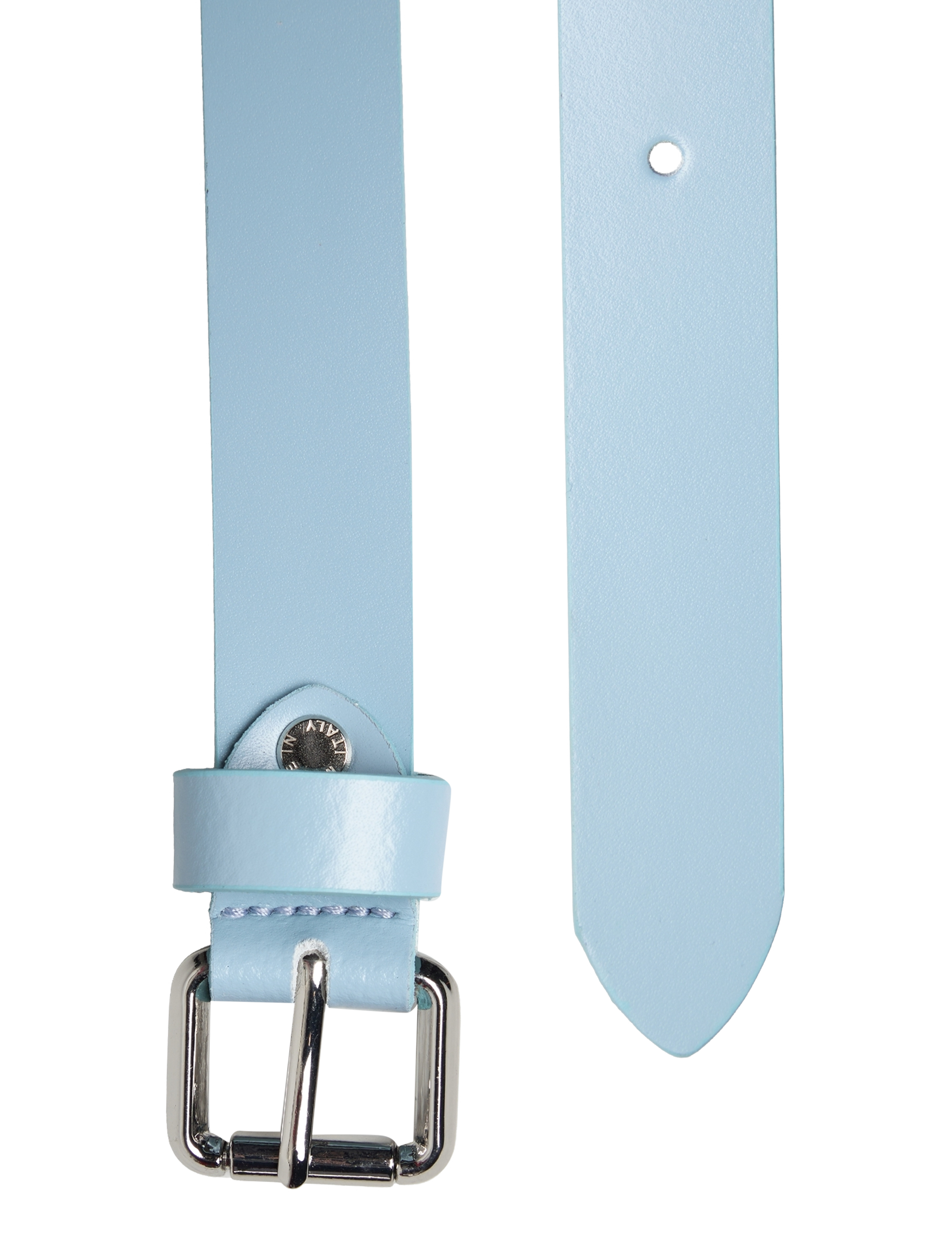 Double A by Wood Wood - Tessa leather belt - vintage blue - 2