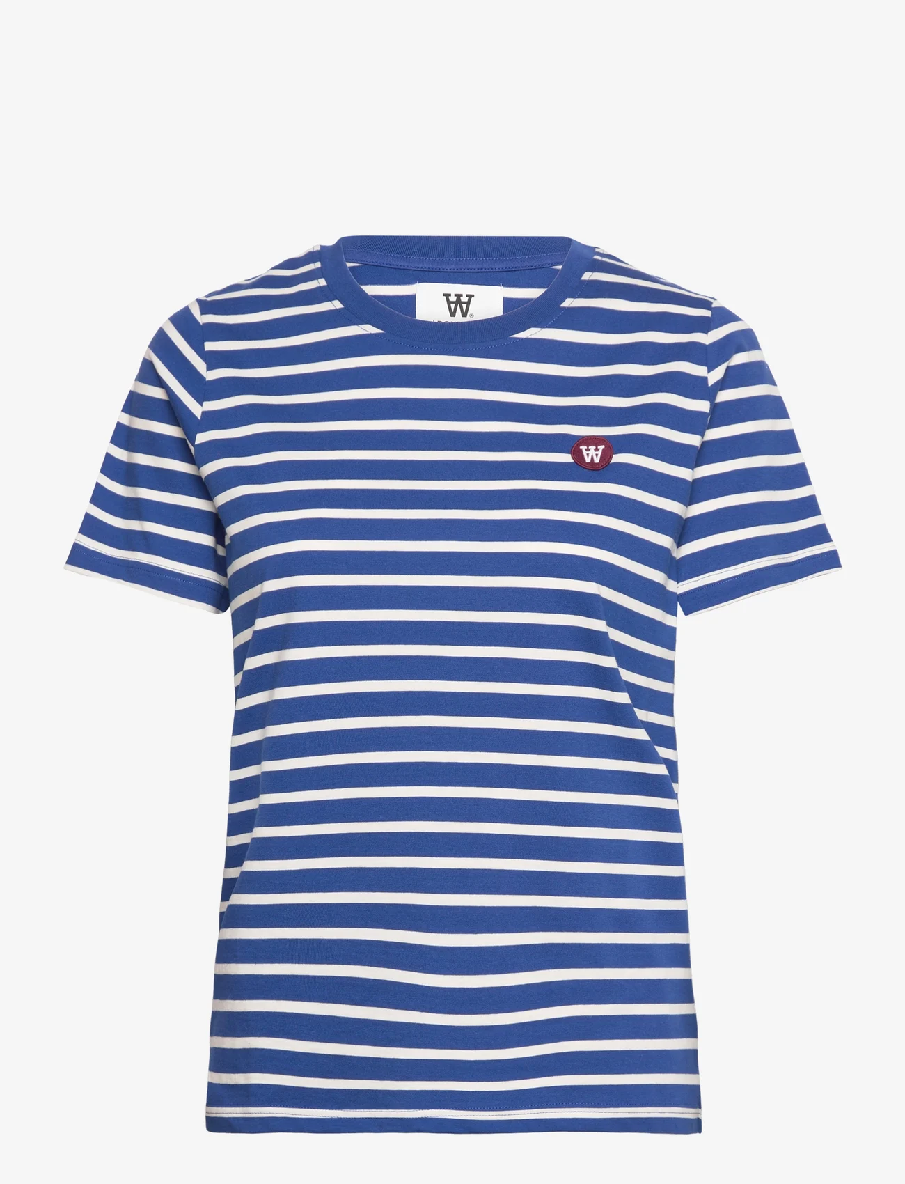 Double A by Wood Wood - Mia T-shirt - t-shirts - limoges striped - 0