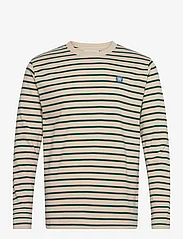 Double A by Wood Wood - Mel longsleeve - laisvalaikio marškinėliai - foggy striped - 0