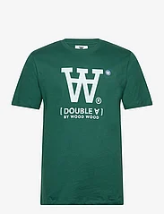 Double A by Wood Wood - Ace big logo & badge T-shirt - t-shirts - forest biome - 0