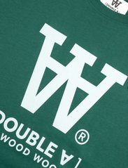 Double A by Wood Wood - Ace big logo & badge T-shirt - t-shirts - forest biome - 2