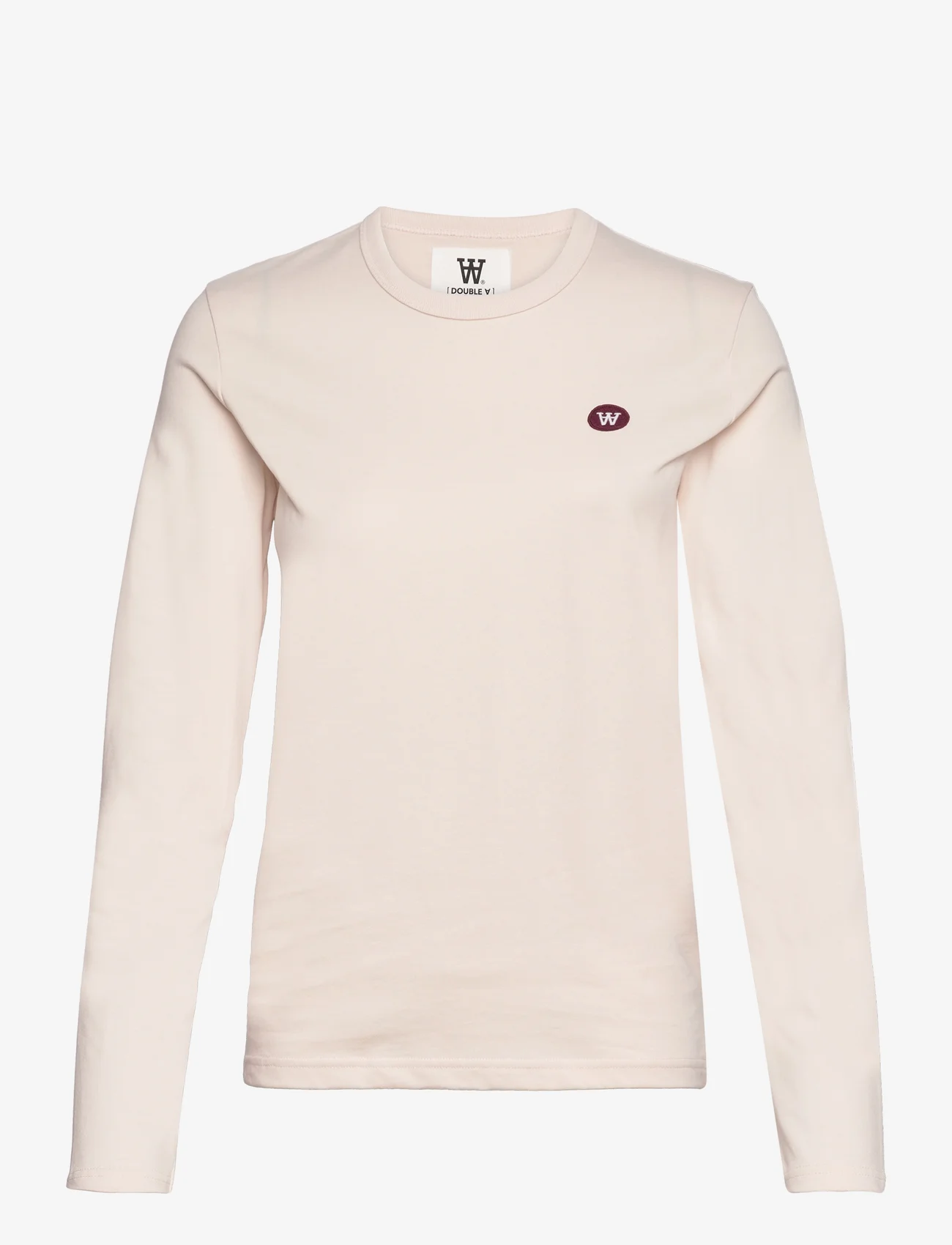 Double A by Wood Wood - Moa longsleeve - t-shirt & tops - almost mauve - 0