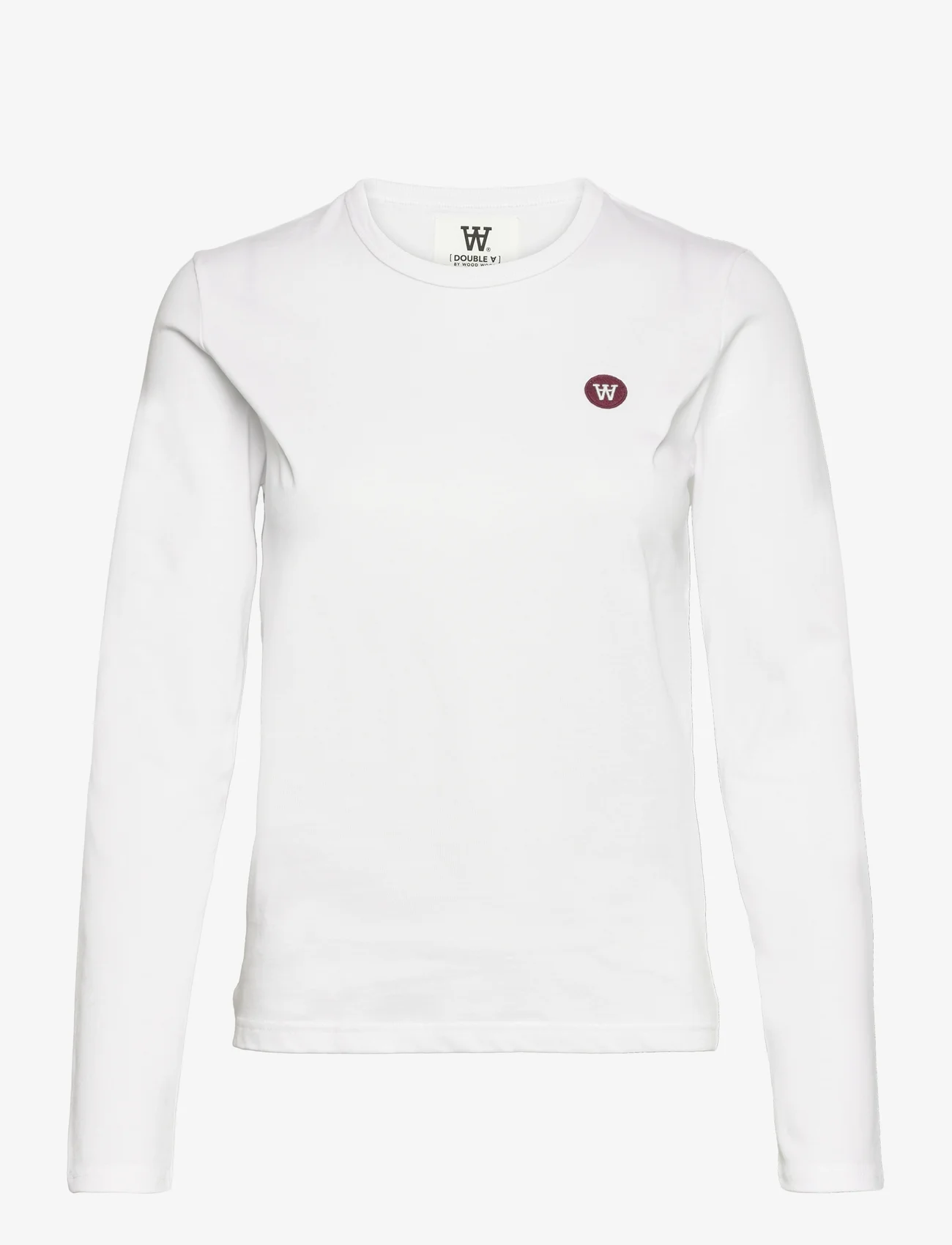 Double A by Wood Wood - Moa longsleeve - t-shirt & tops - white - 0
