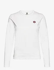 Double A by Wood Wood - Moa longsleeve - t-shirts & tops - white - 0