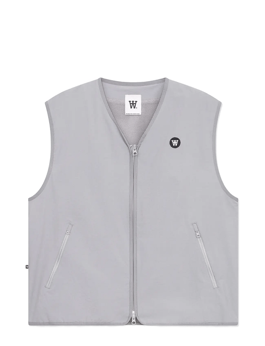 WOOD WOOD - WWTeu - bodywarmers - gray flannel - 1