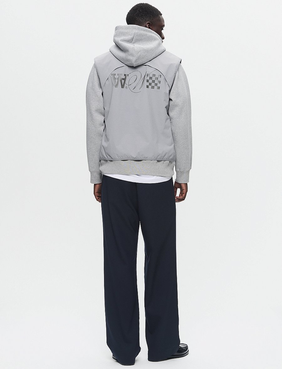 WOOD WOOD - WWTeu - bodywarmers - gray flannel - 3