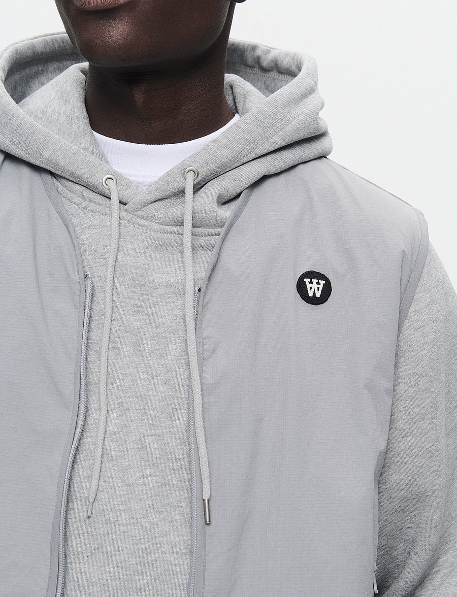 WOOD WOOD - WWTeu - bodywarmers - gray flannel - 4