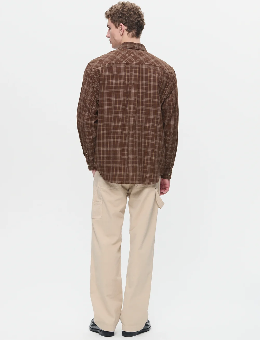 WOOD WOOD - WWDay Light Flannel - flannel-skjorter - potting soil - 3