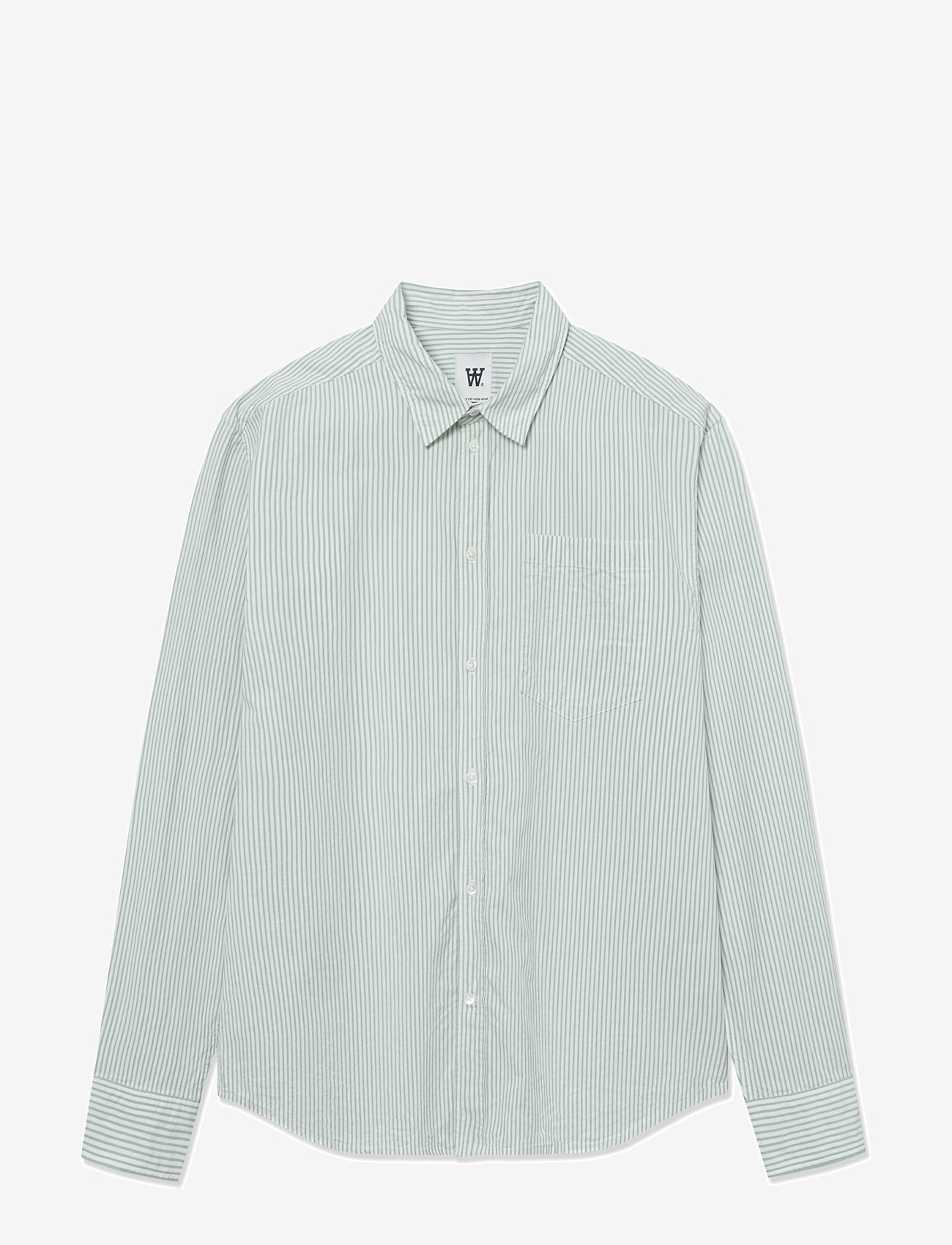 WOOD WOOD - WWDay Striped - randiga skjortor - blue surf - 1