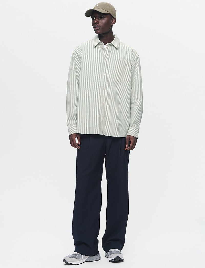 WOOD WOOD - WWDay Striped - randiga skjortor - blue surf - 2