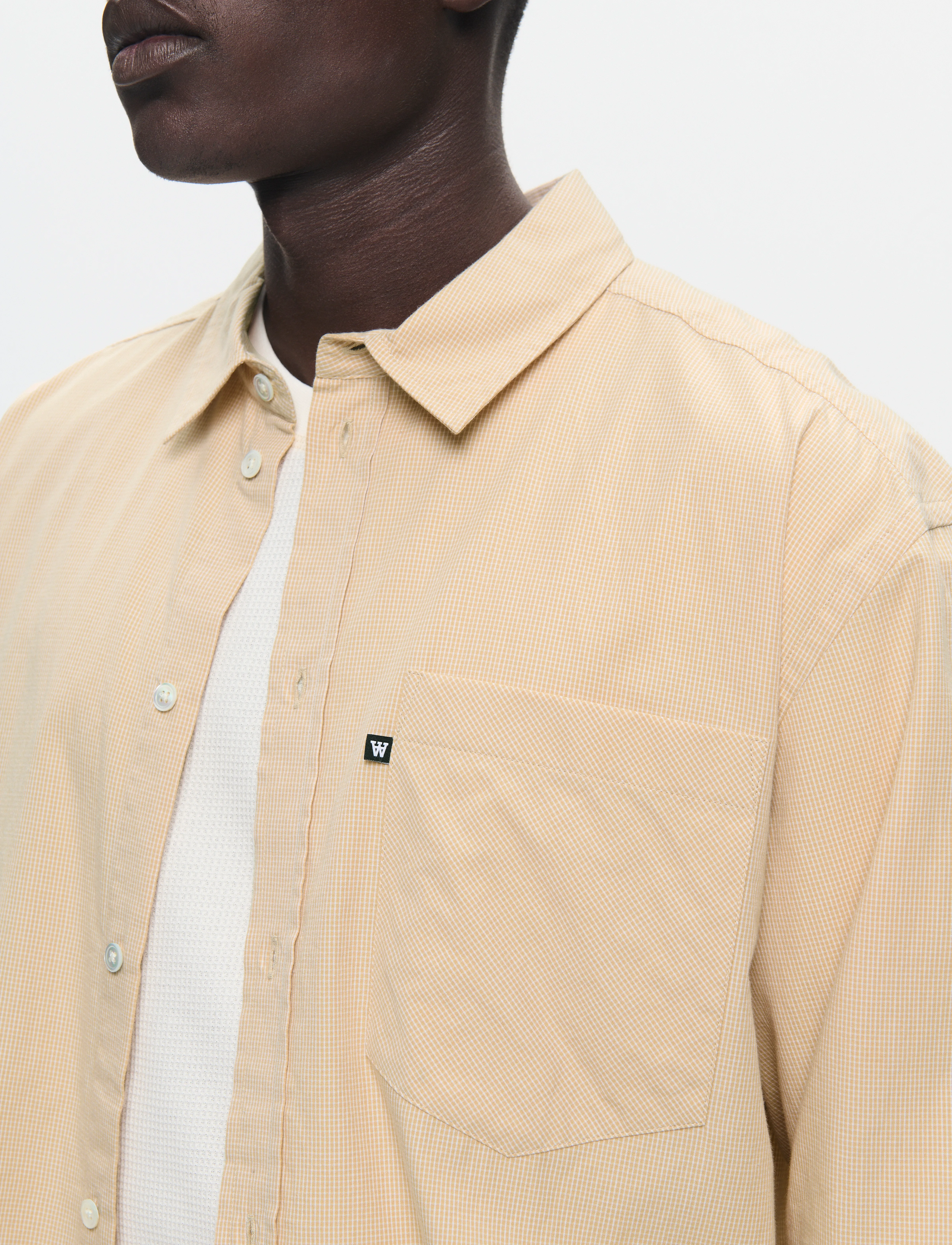 WOOD WOOD - WWDay Gingham - ikdienas krekli - curds & whey - 4