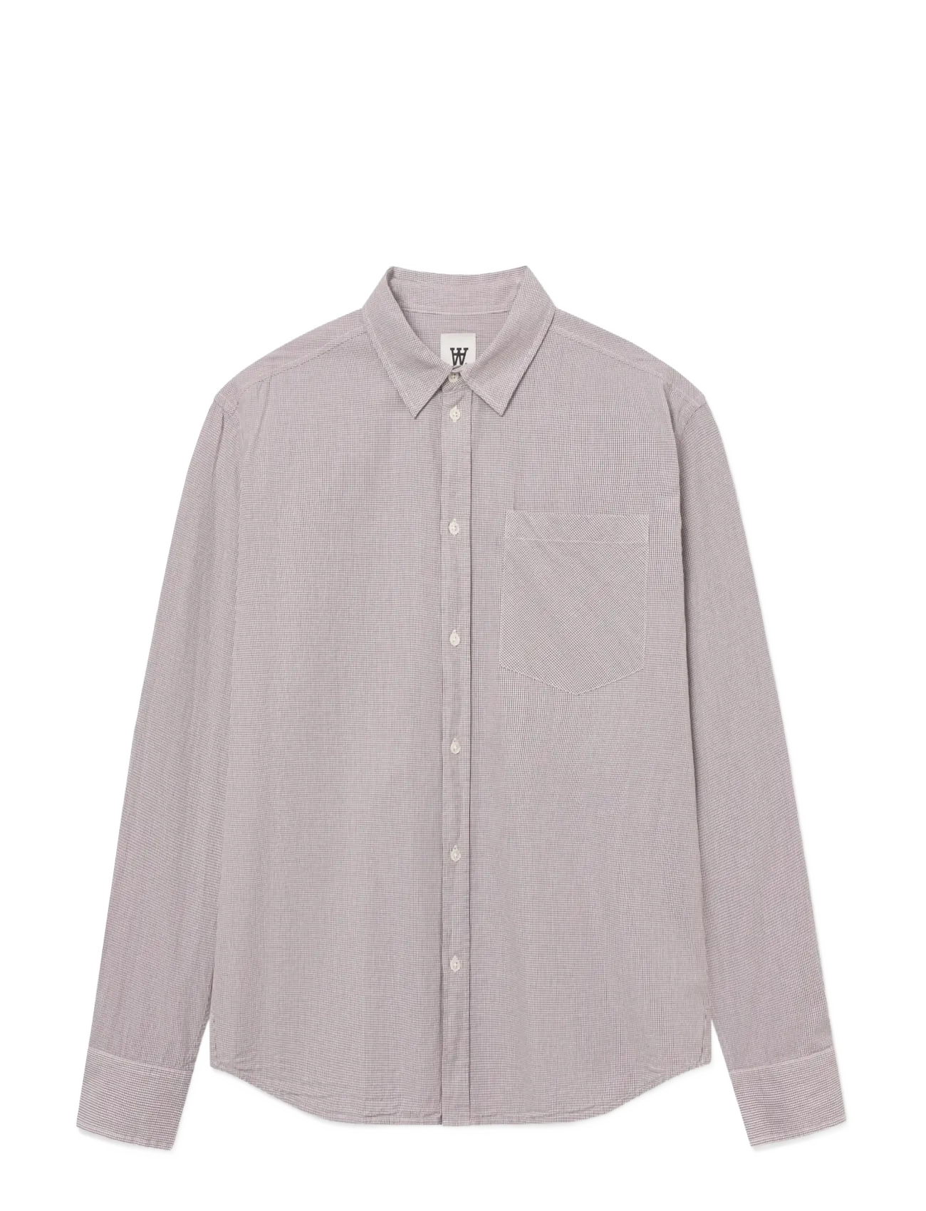 WOOD WOOD Wwday Gingham Lila - XL - Herren