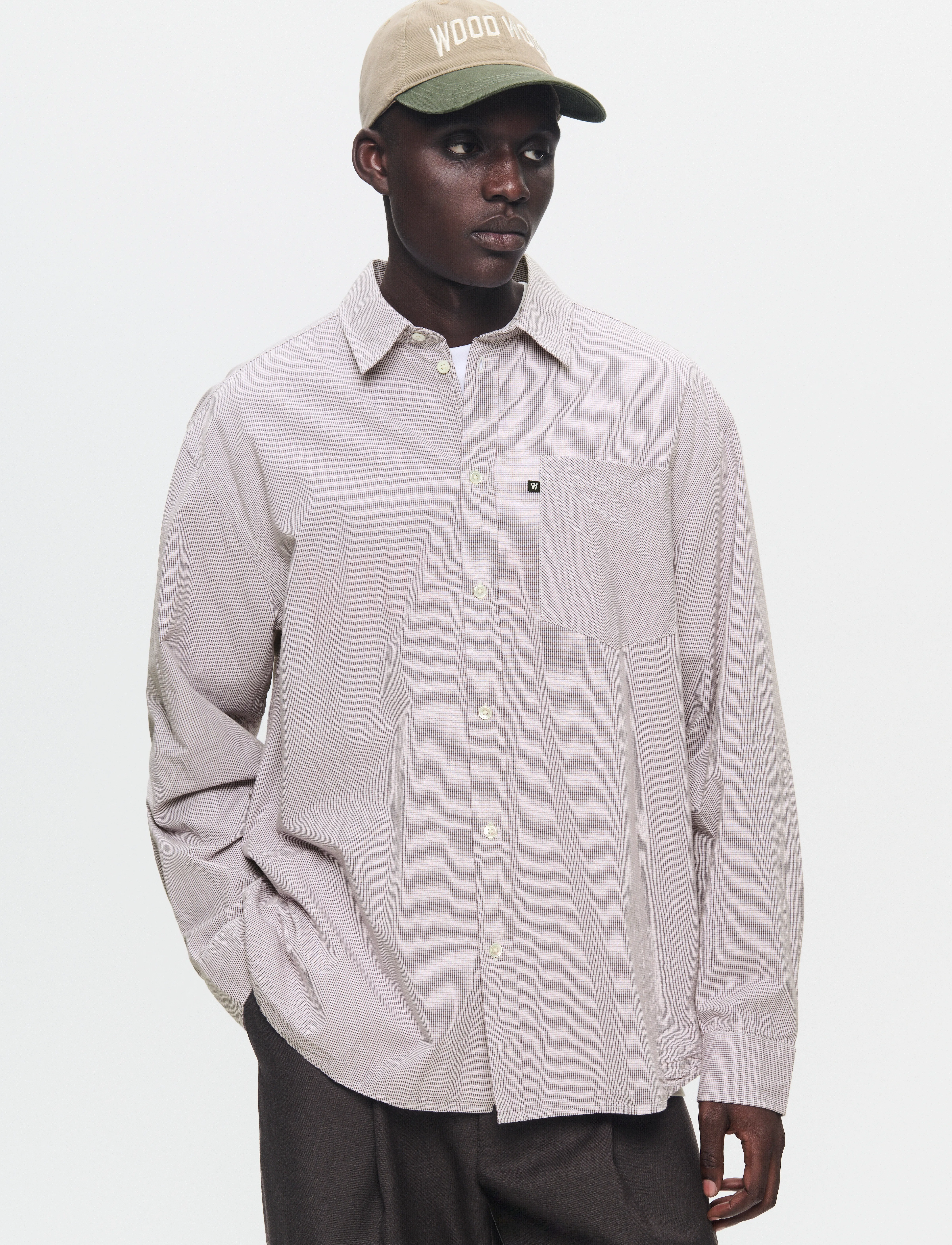 WOOD WOOD WWDay Gingham - Skjorter - EPHEMERA / purple