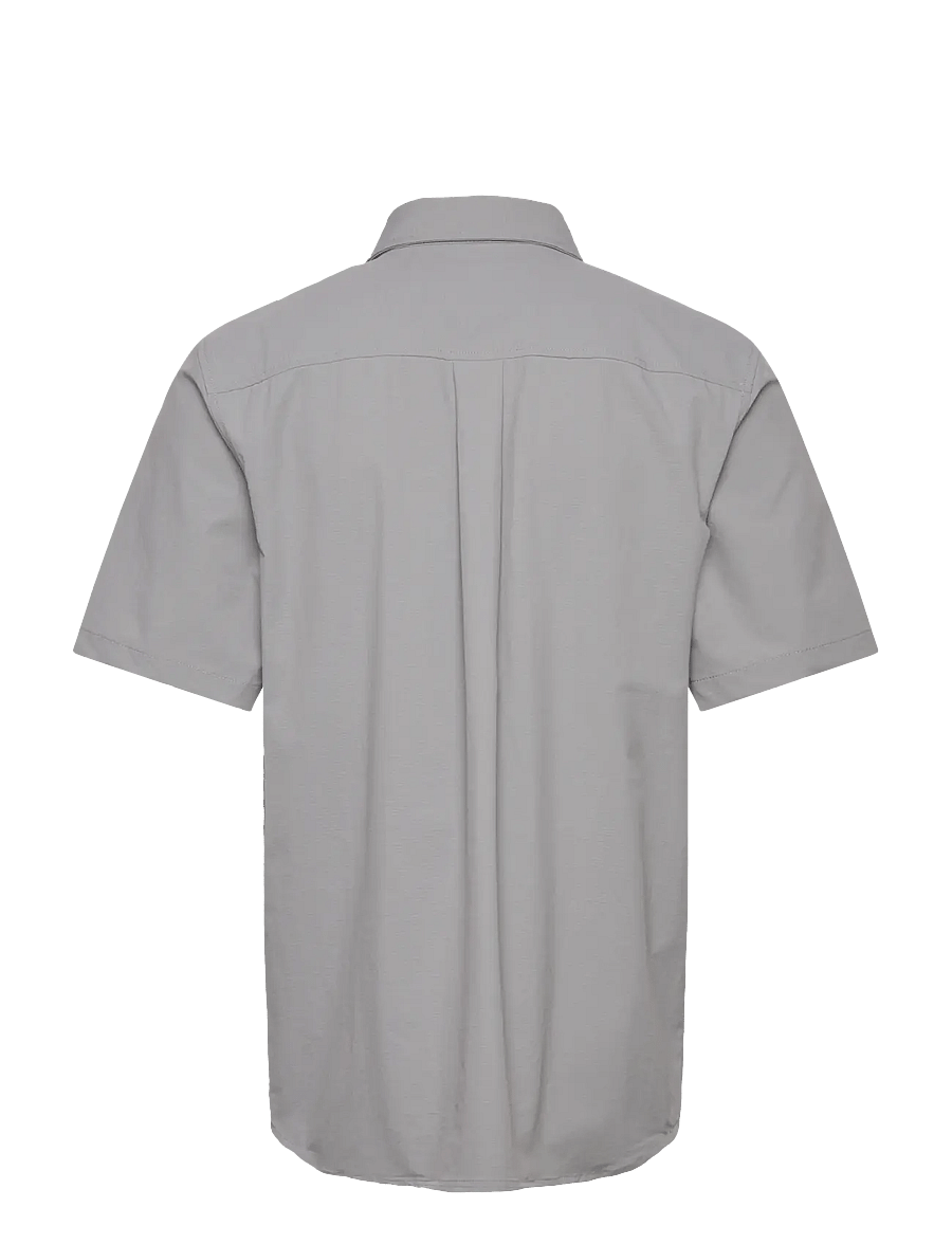 WOOD WOOD - WWEra Tech - kortärmade skjortor - gray flannel - 2