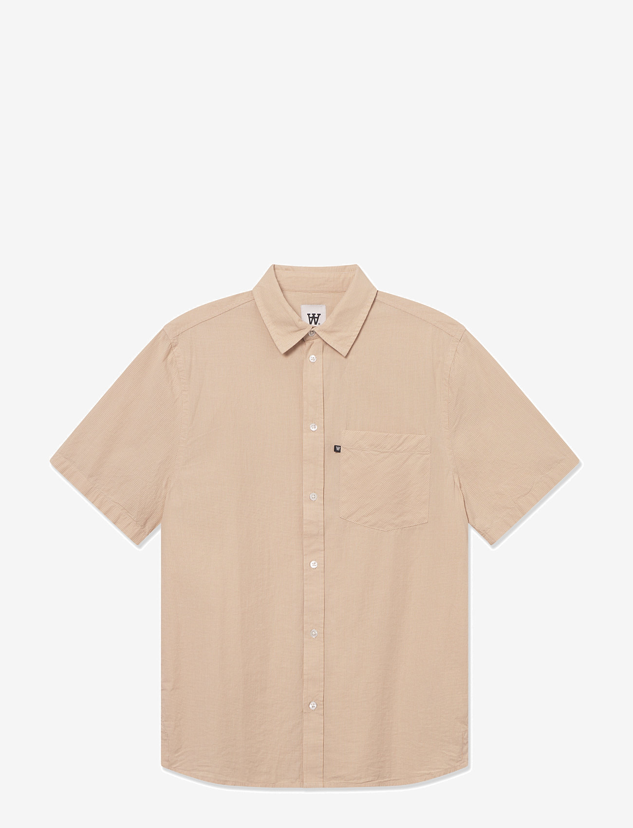 WOOD WOOD - WWEra Gingham - kortærmede skjorter - curds & whey - 1