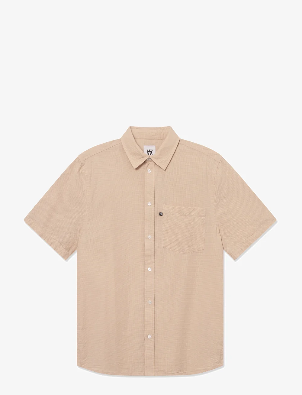 WOOD WOOD - WWEra Gingham - chemises à manches courtes - curds & whey - 1