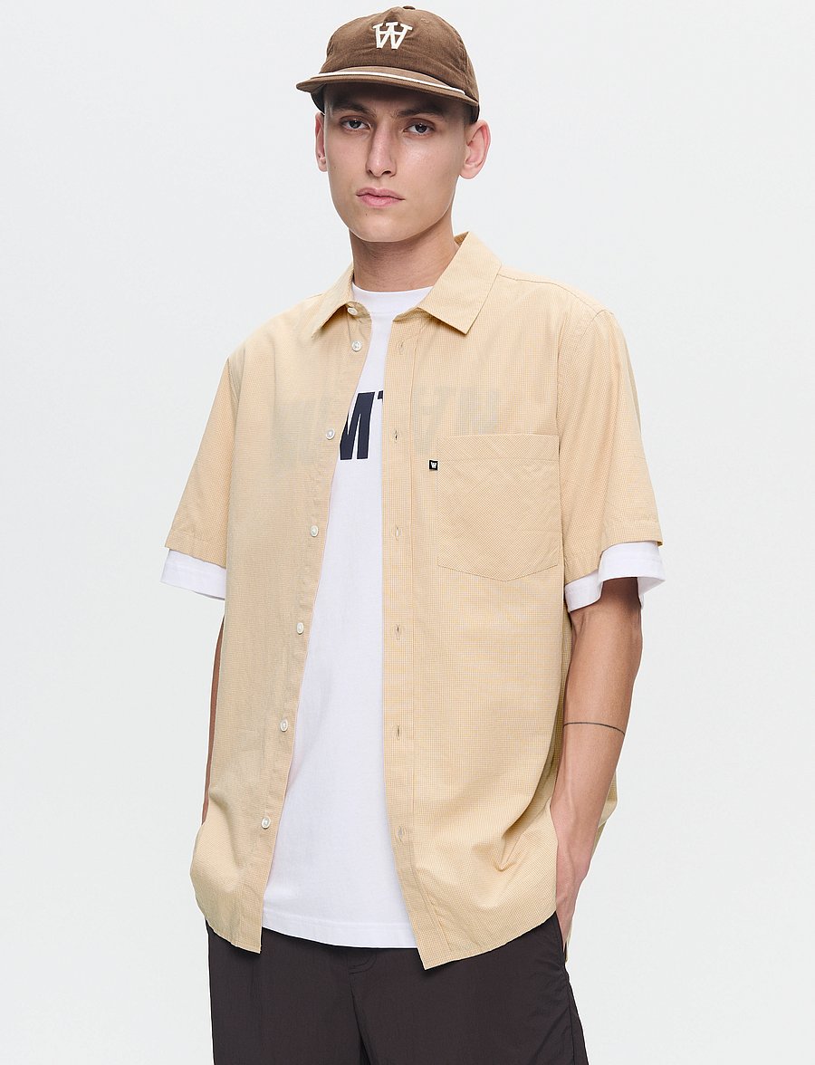 WOOD WOOD - WWEra Gingham - kurzarmhemden - curds & whey - 0