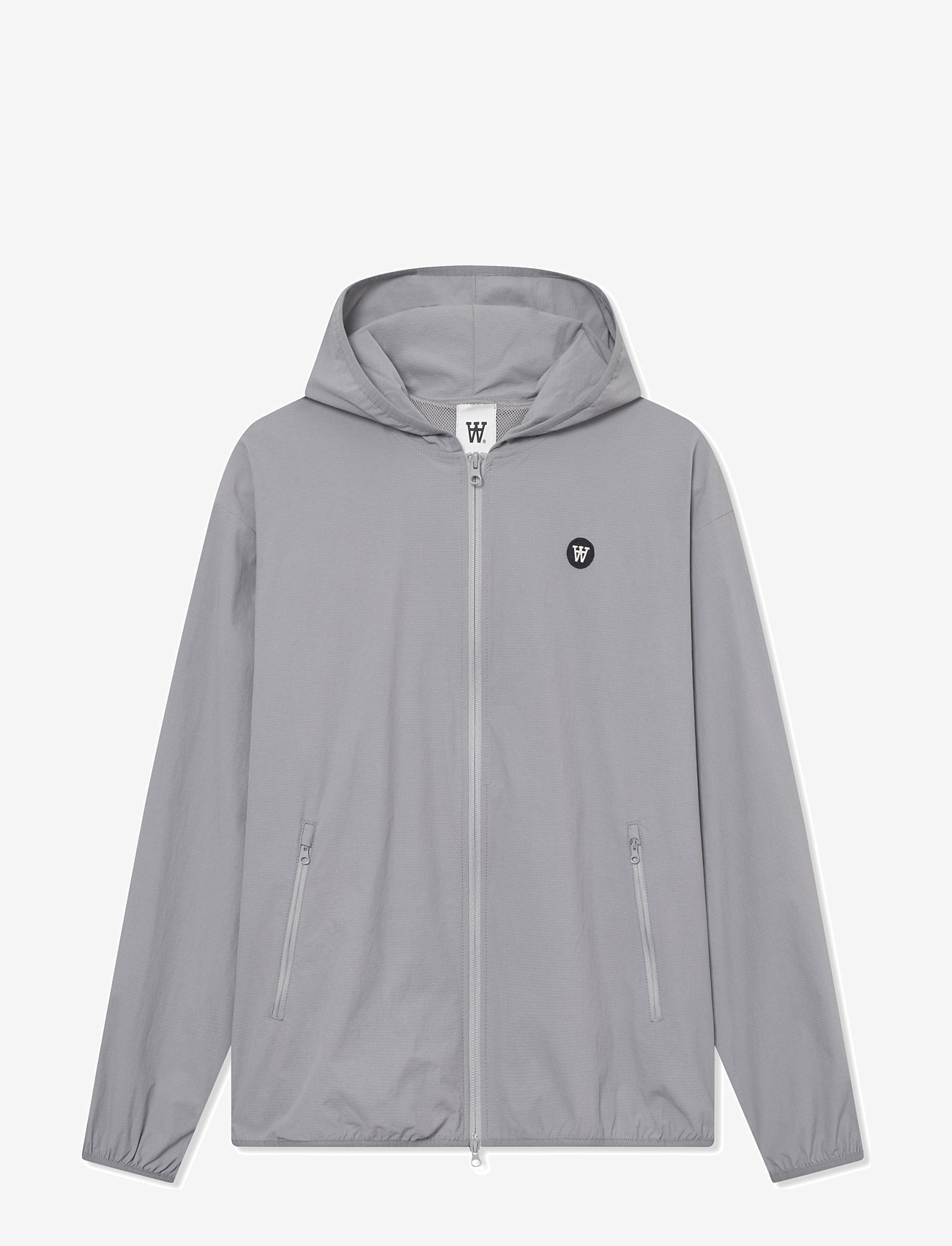 WOOD WOOD - WWCao Tech Hoodie - hættetrøjer - gray flannel - 1