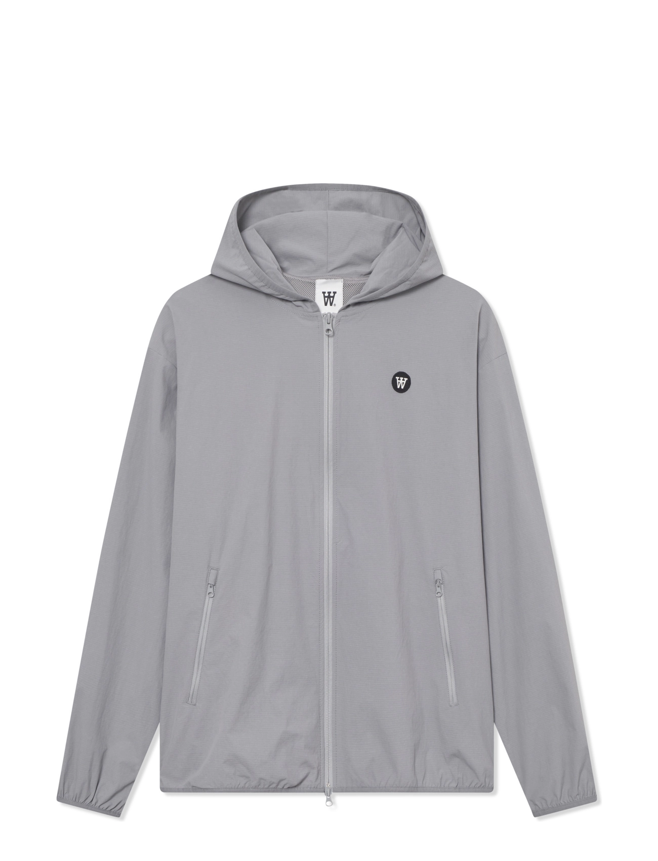 WOOD WOOD WWCao Tech Hoodie - Hættetrøjer - GRAY FLANNEL / grey