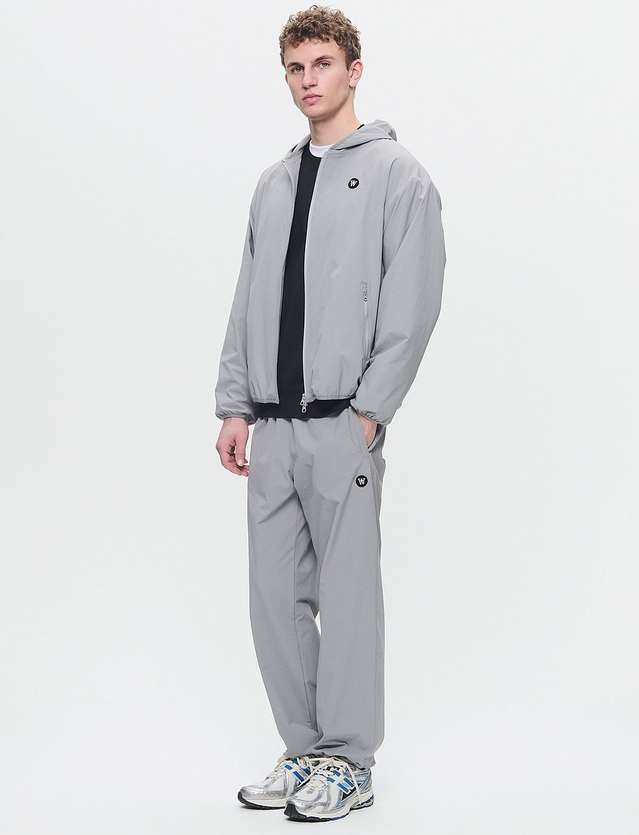WOOD WOOD - WWCao Tech Hoodie - hoodies - gray flannel - 2