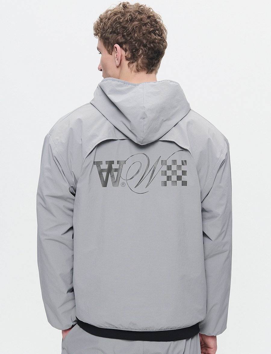 WOOD WOOD - WWCao Tech Hoodie - hoodies - gray flannel - 5