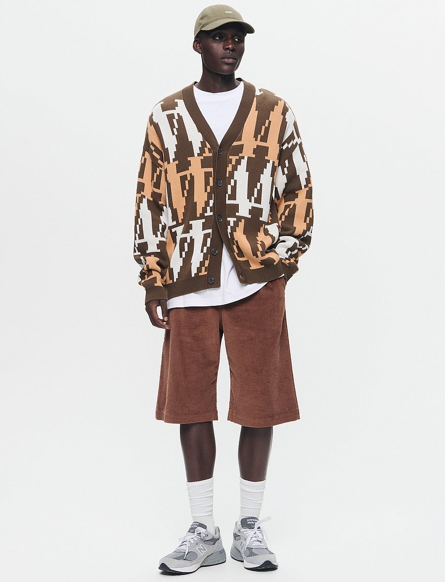 WOOD WOOD - WWLeo os bit cardigan - cardigans - potting soil - 2