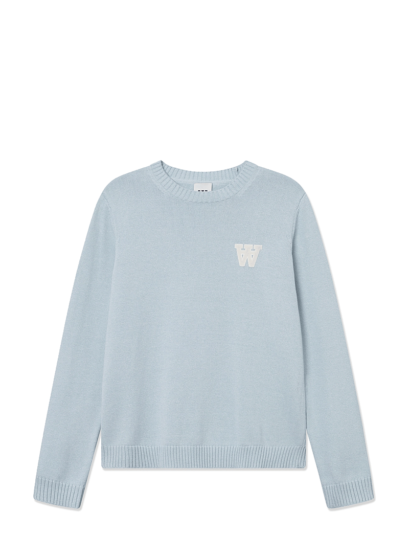 WOOD WOOD - WWTay - Ümmarguse kaelusega kudumid - blue surf - 1