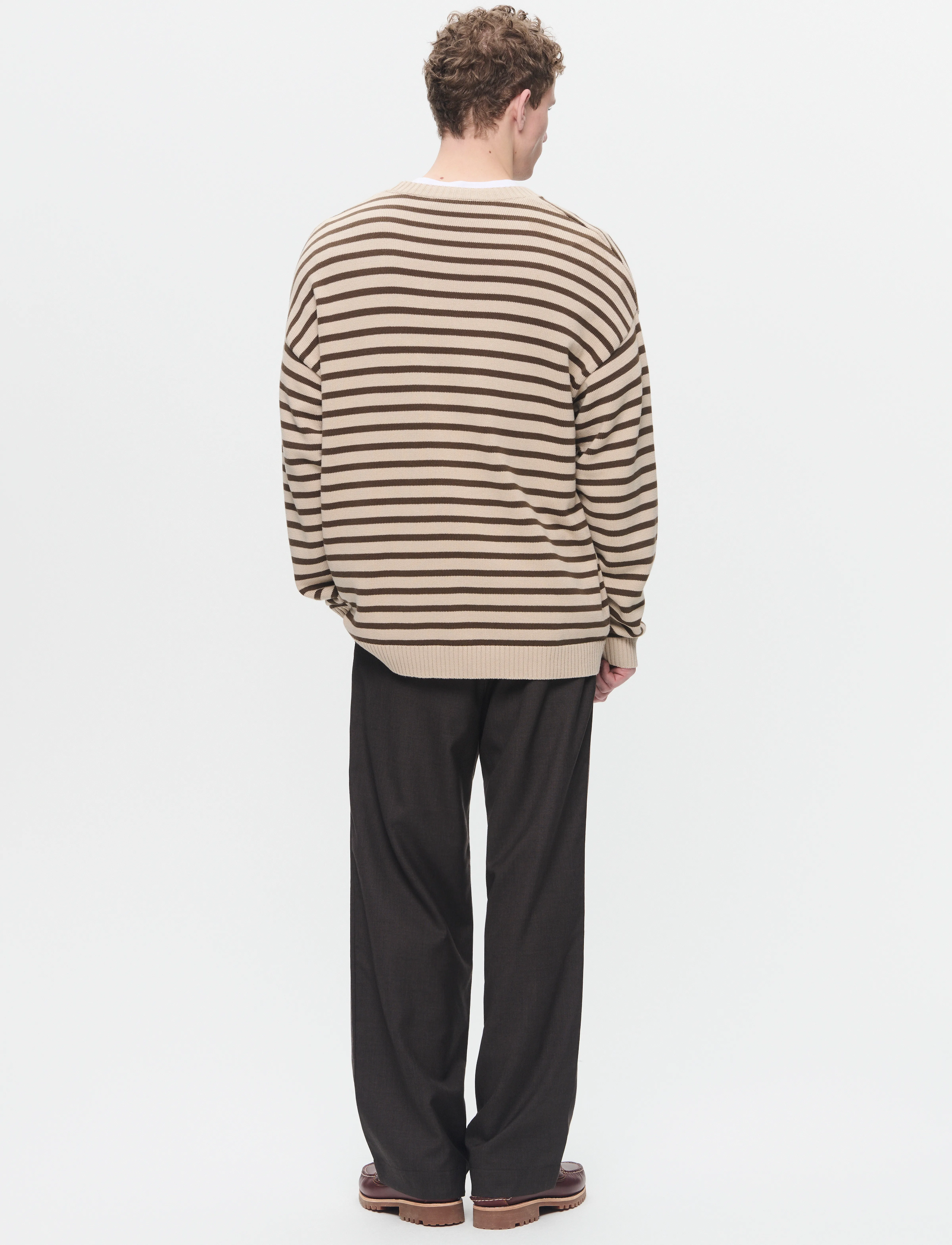 WOOD WOOD - WWTya OS Teddy Jumper - curds & whey - 3