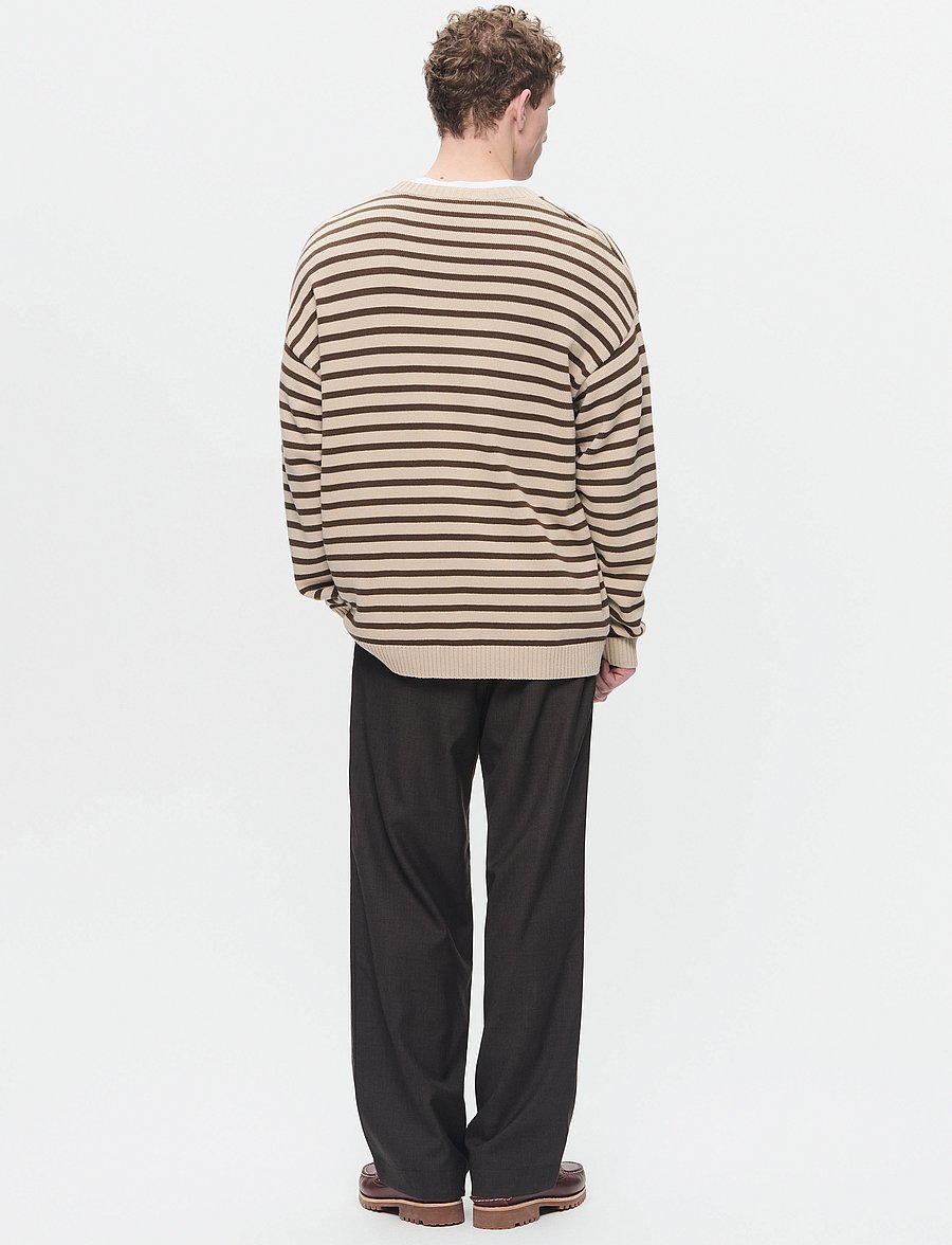 WOOD WOOD - WWTya OS Teddy Jumper - curds & whey - 3