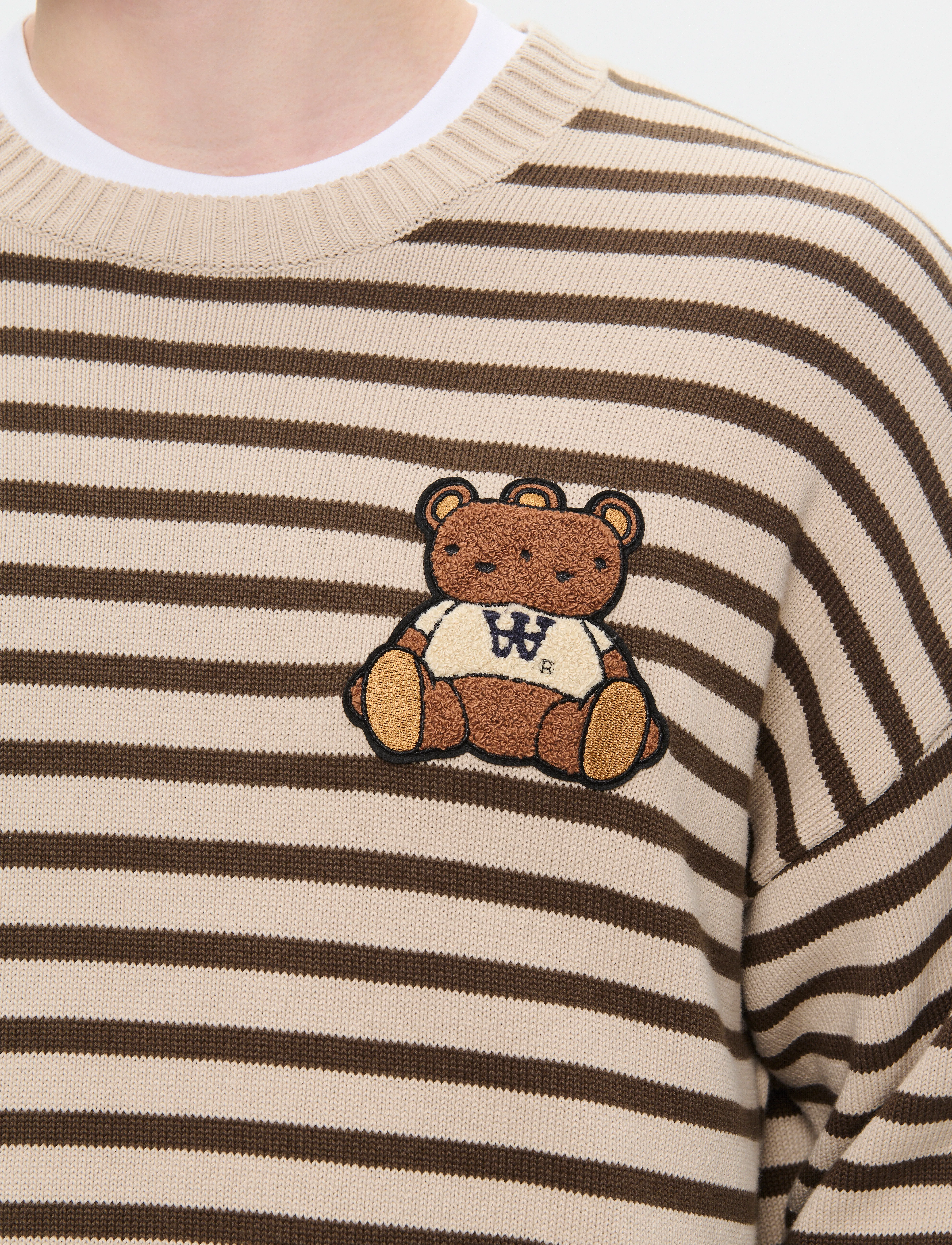 WOOD WOOD - WWTya OS Teddy Jumper - curds & whey - 4
