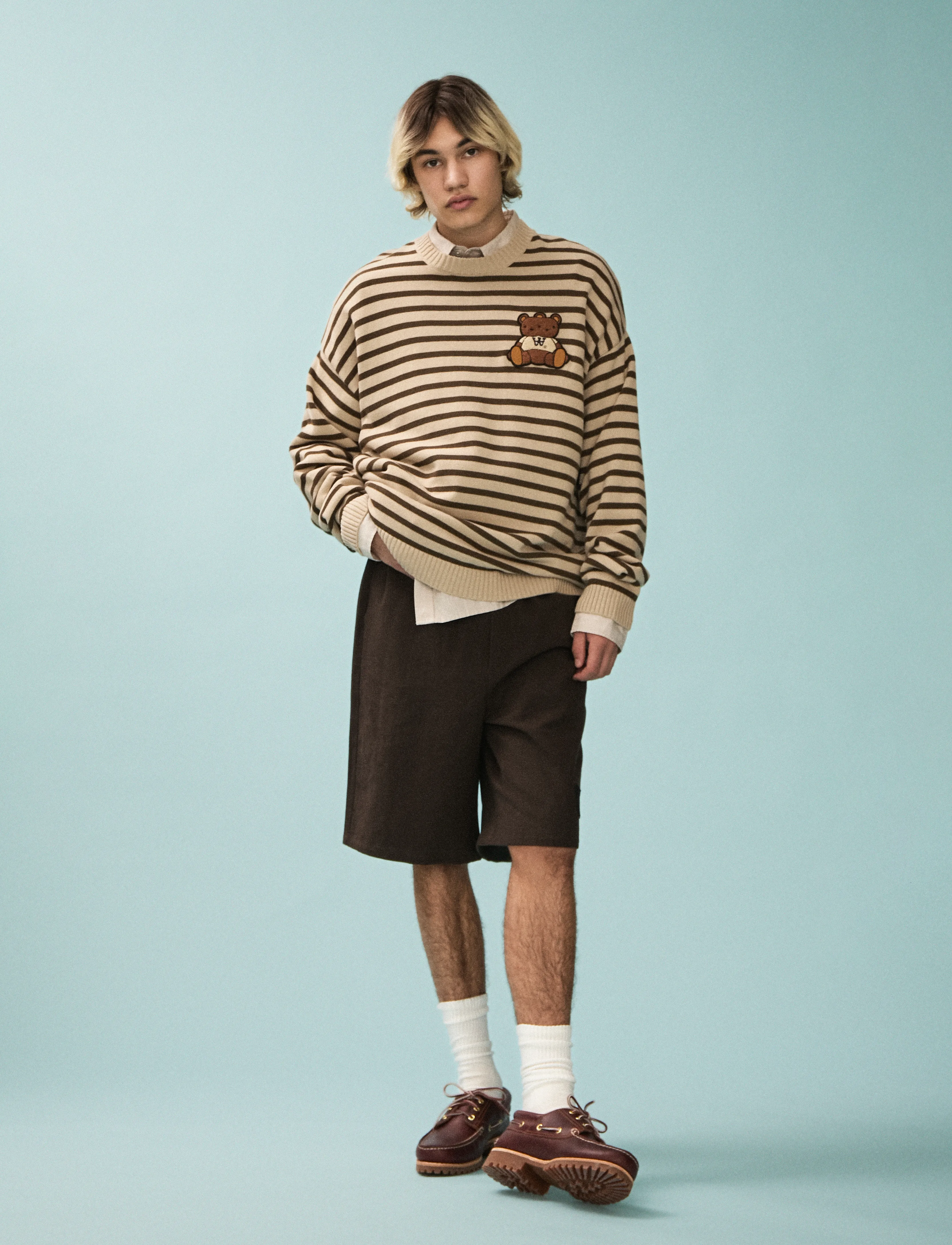WOOD WOOD - WWTya OS Teddy Jumper - curds & whey - 5