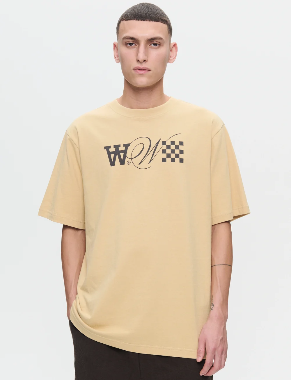WOOD WOOD - WWAsa signature - kurzärmelig - curds & whey - 0