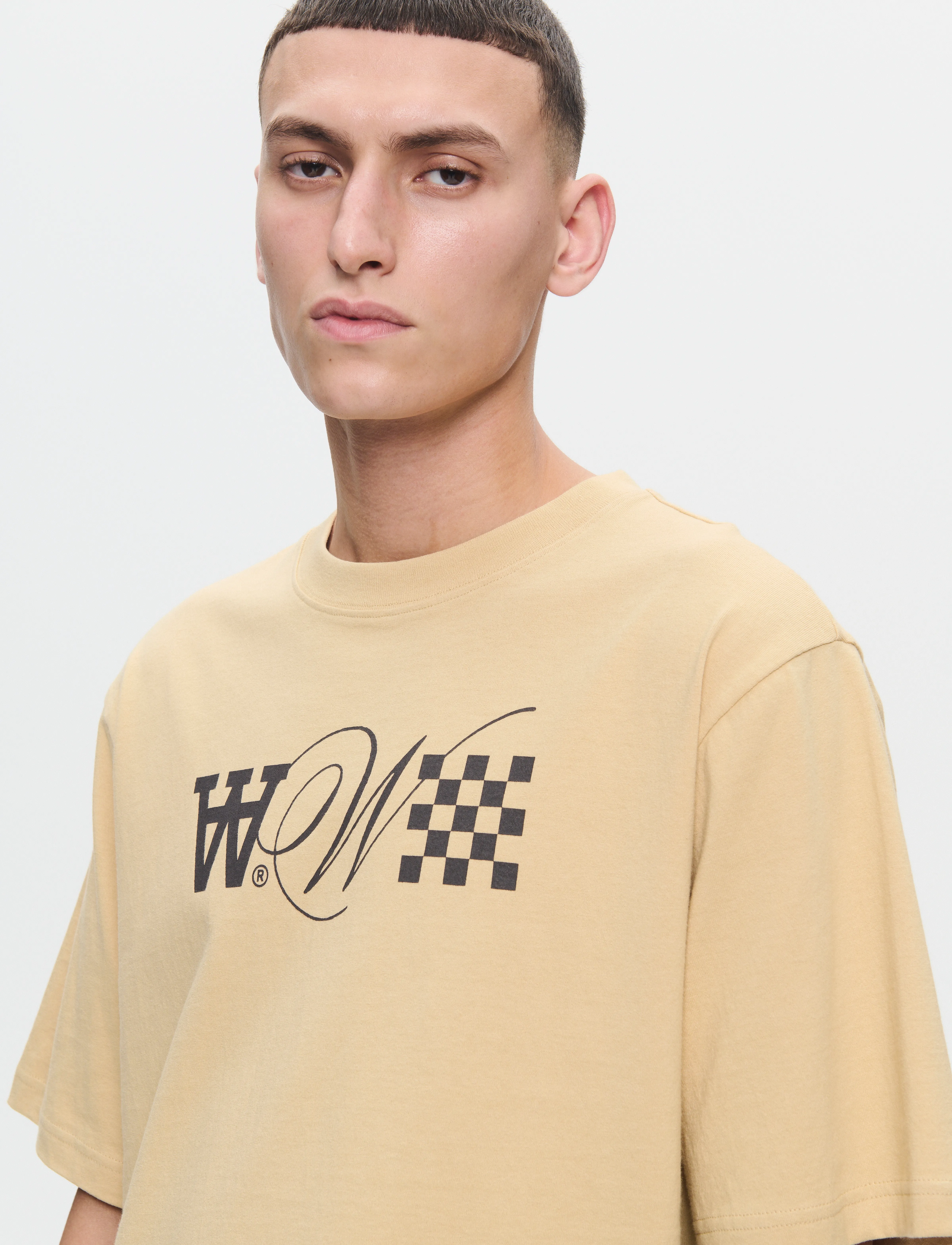 WOOD WOOD - WWAsa signature - t-krekli ar īsām piedurknēm - curds & whey - 4