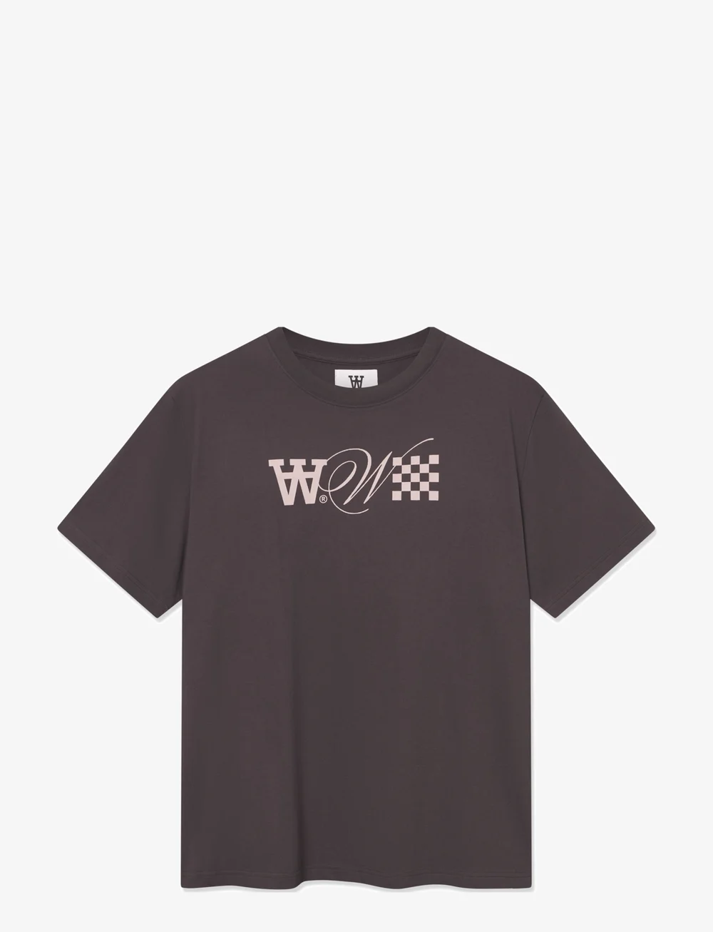 WOOD WOOD - WWAsa signature - kortärmade t-shirts - licorice - 1