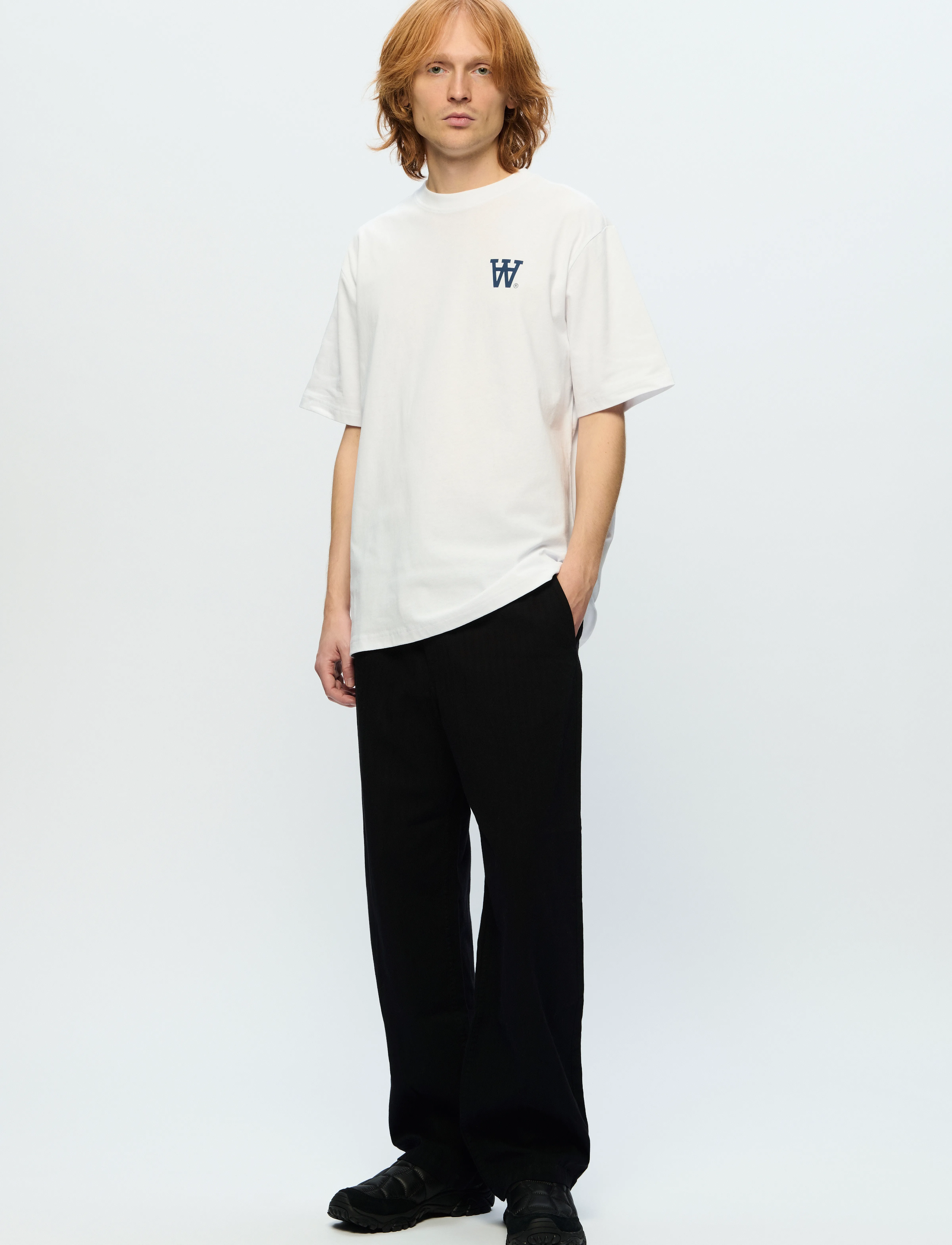 WOOD WOOD - WWAsa seal - kortærmede t-shirts - bright white - 3