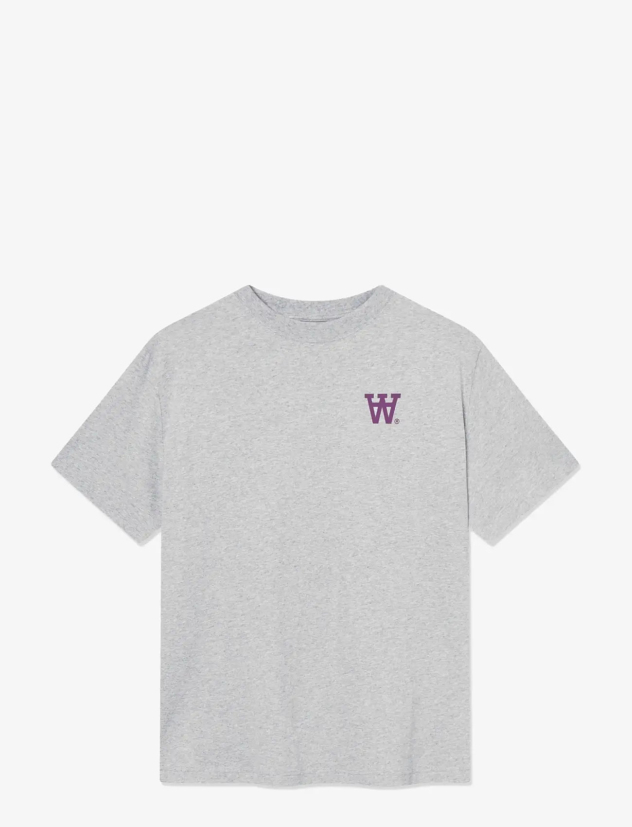 WOOD WOOD - WWAsa seal - kurzärmelig - light melange grey - 0