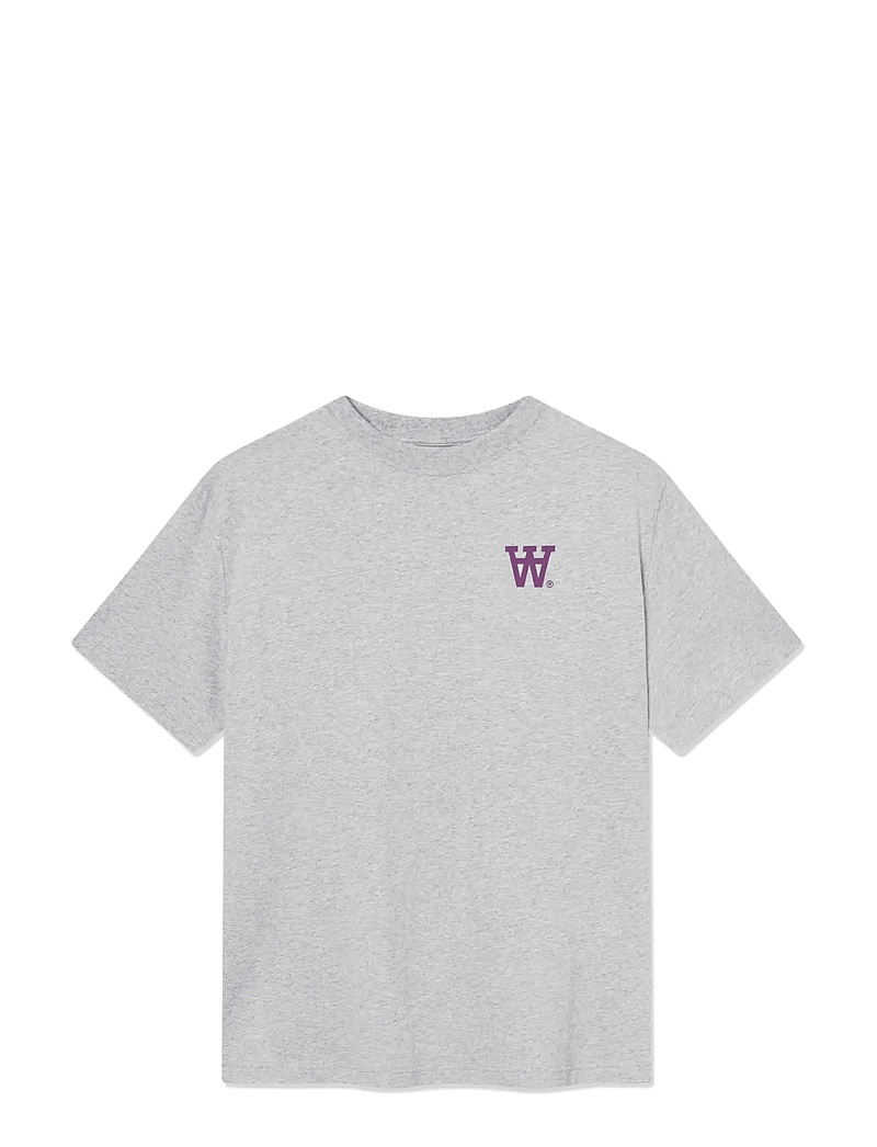 WOOD WOOD - WWAsa seal - kurzärmelig - light melange grey - 0