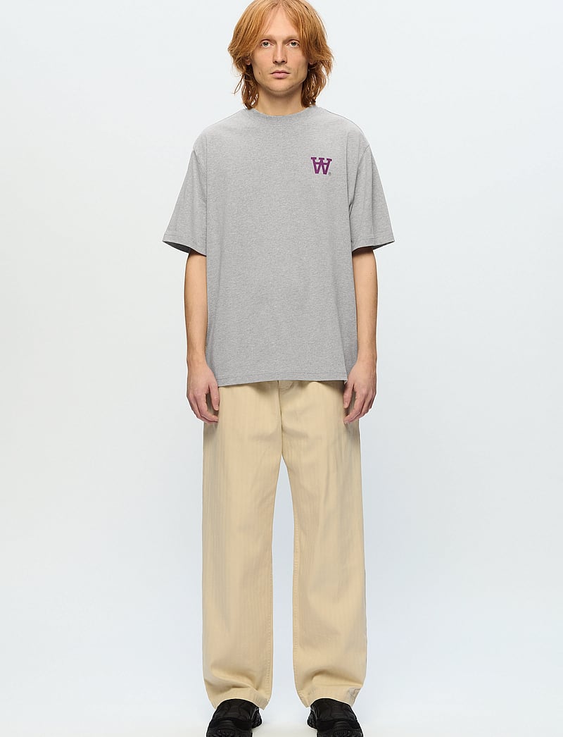 WOOD WOOD - WWAsa seal - kurzärmelig - light melange grey - 2