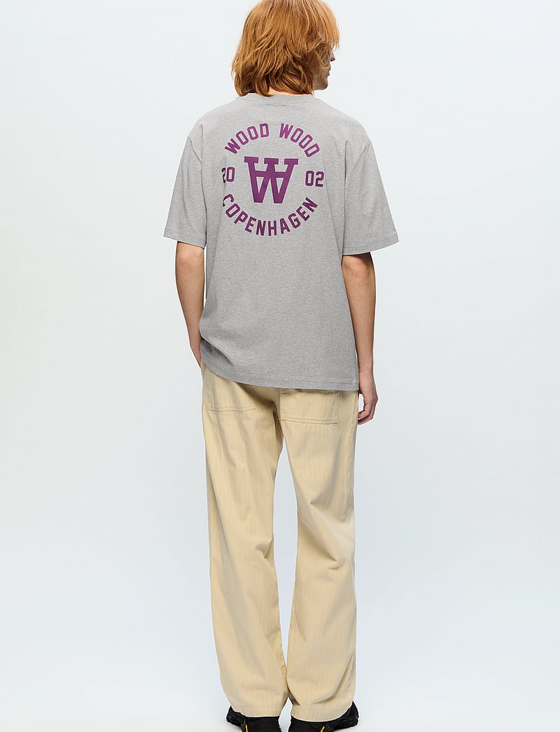 WOOD WOOD - WWAsa seal - kurzärmelig - light melange grey - 3