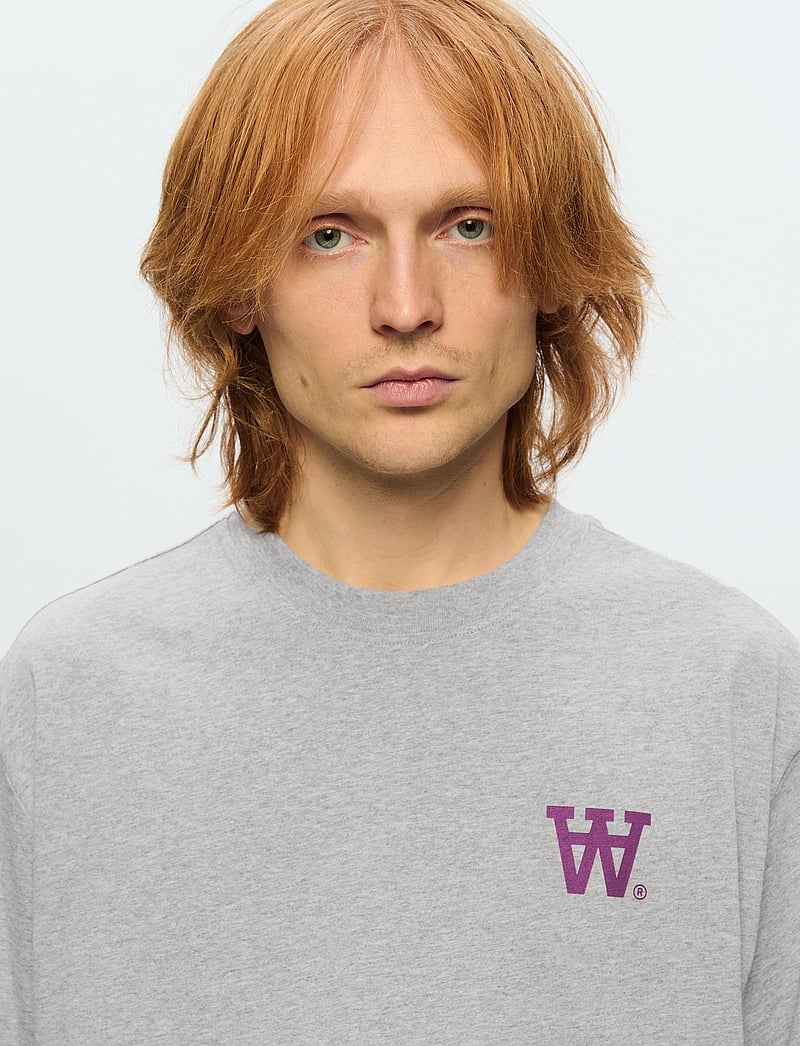 WOOD WOOD - WWAsa seal - kurzärmelig - light melange grey - 4