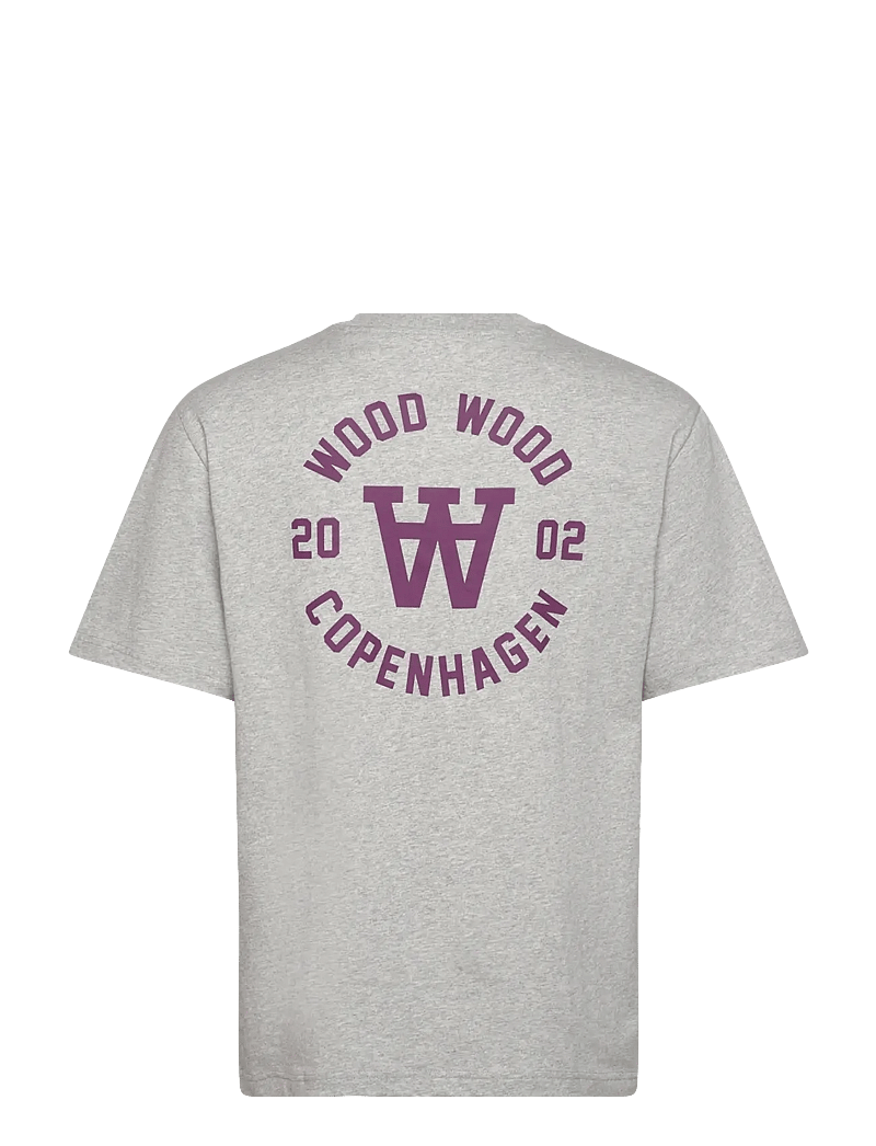WOOD WOOD - WWAsa seal - kurzärmelig - light melange grey - 5