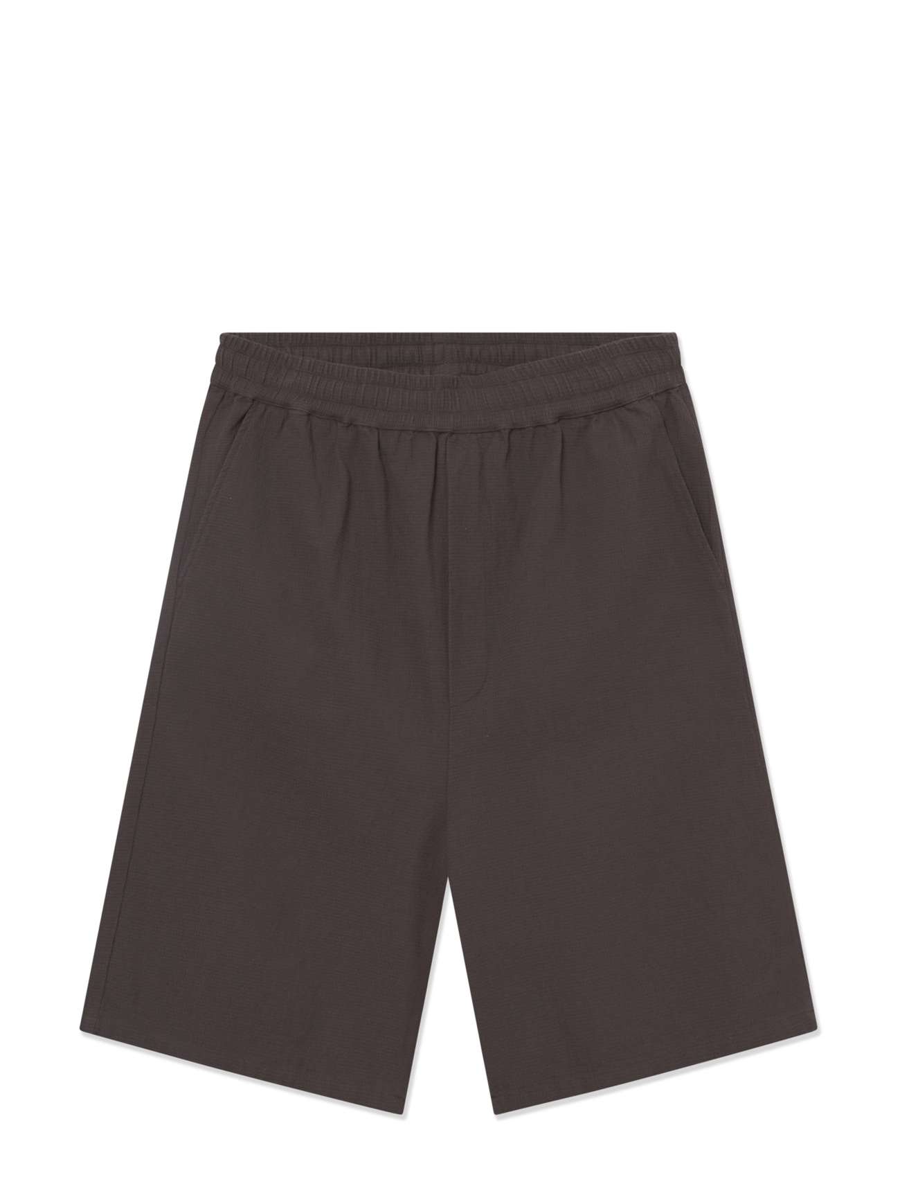 WOOD WOOD Wwrob Waffle Shorts Schwarz - M - Herren