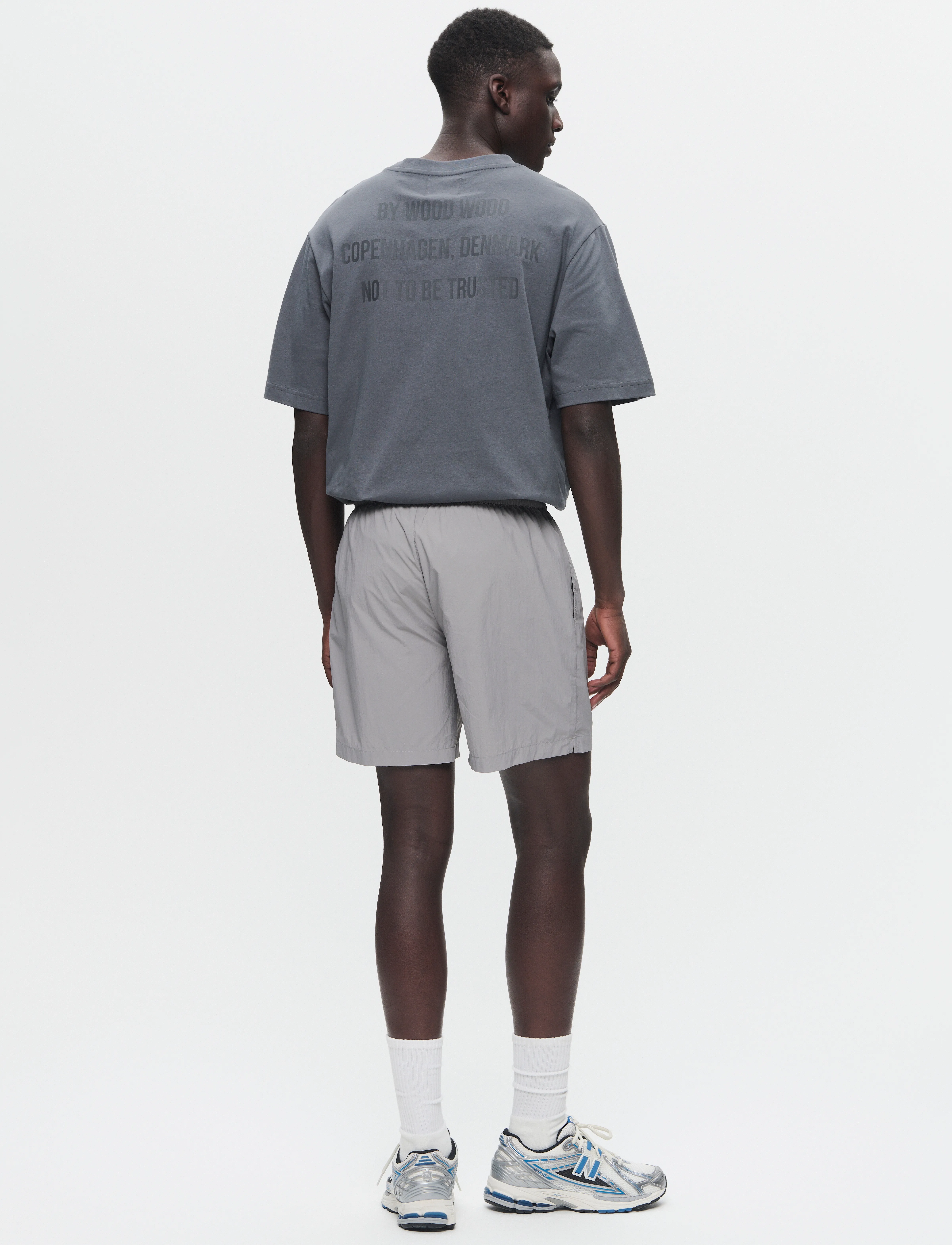 WOOD WOOD - WWDub swim trunks - gray flannel - 3