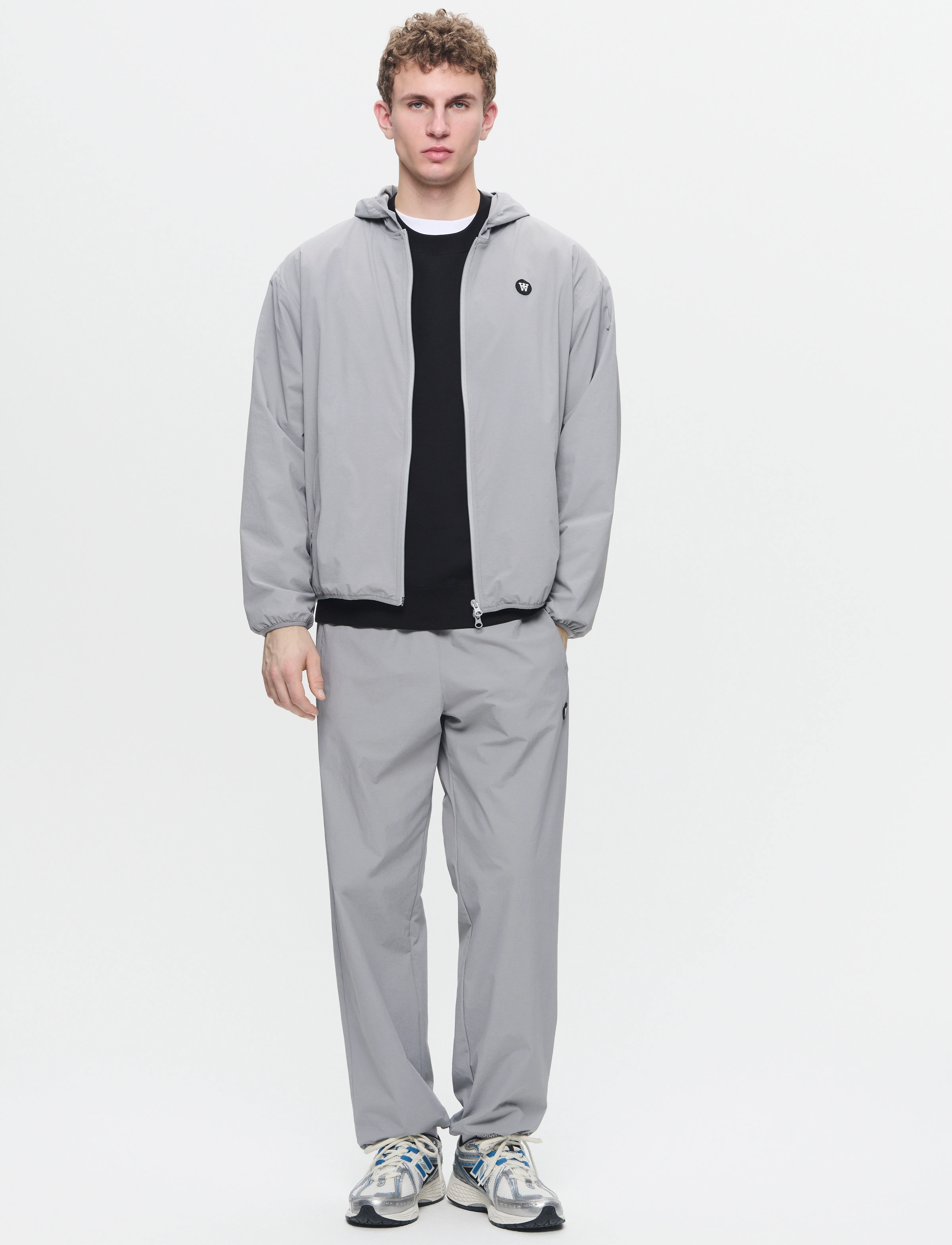WOOD WOOD - WWLee tech trousers - casual - gray flannel - 2