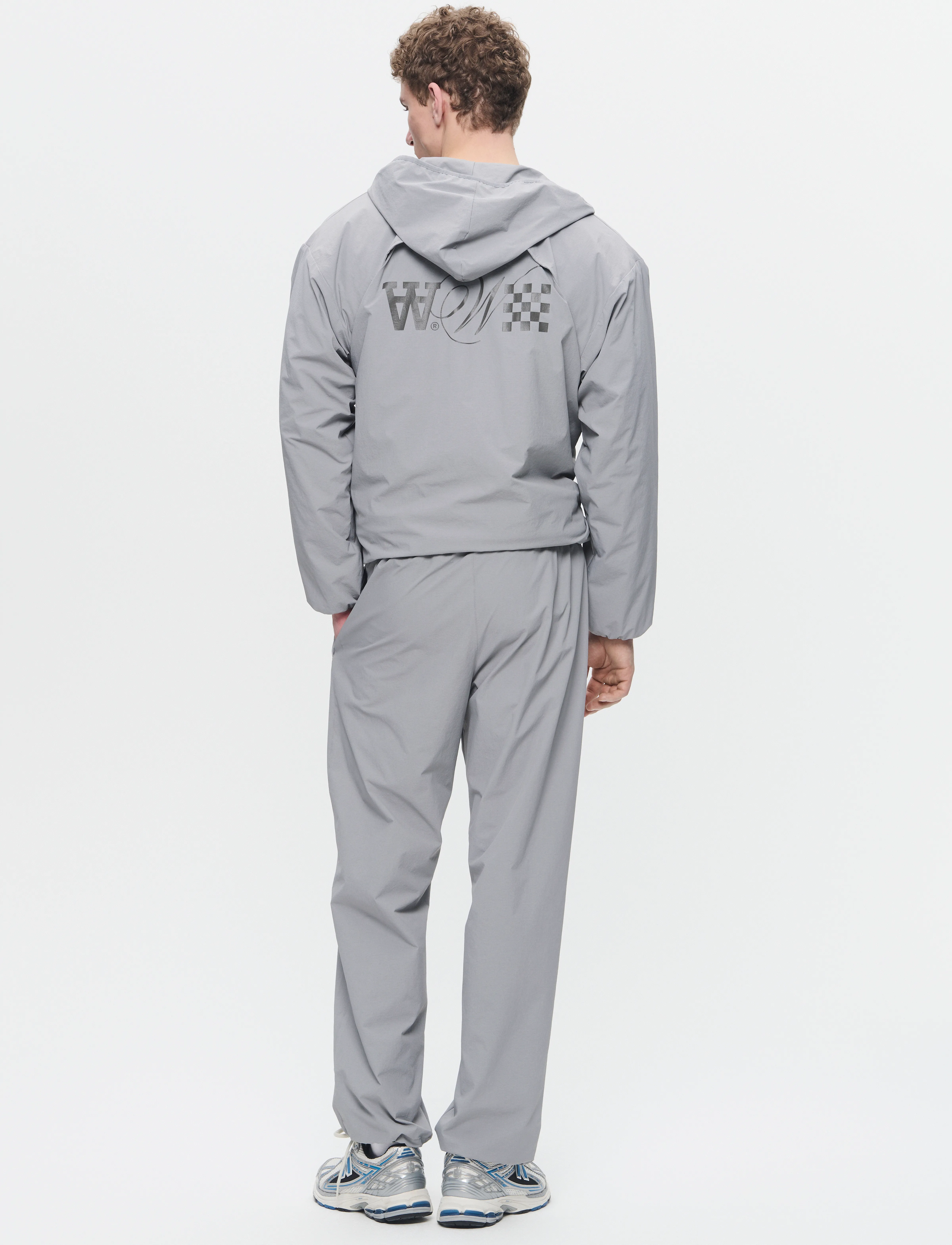 WOOD WOOD - WWLee tech trousers - casual - gray flannel - 3