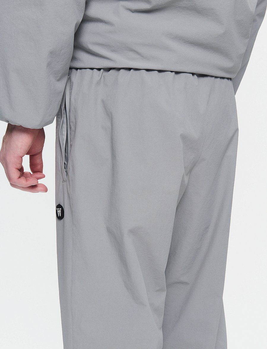 WOOD WOOD - WWLee tech trousers - vabaajapüksid - gray flannel - 4
