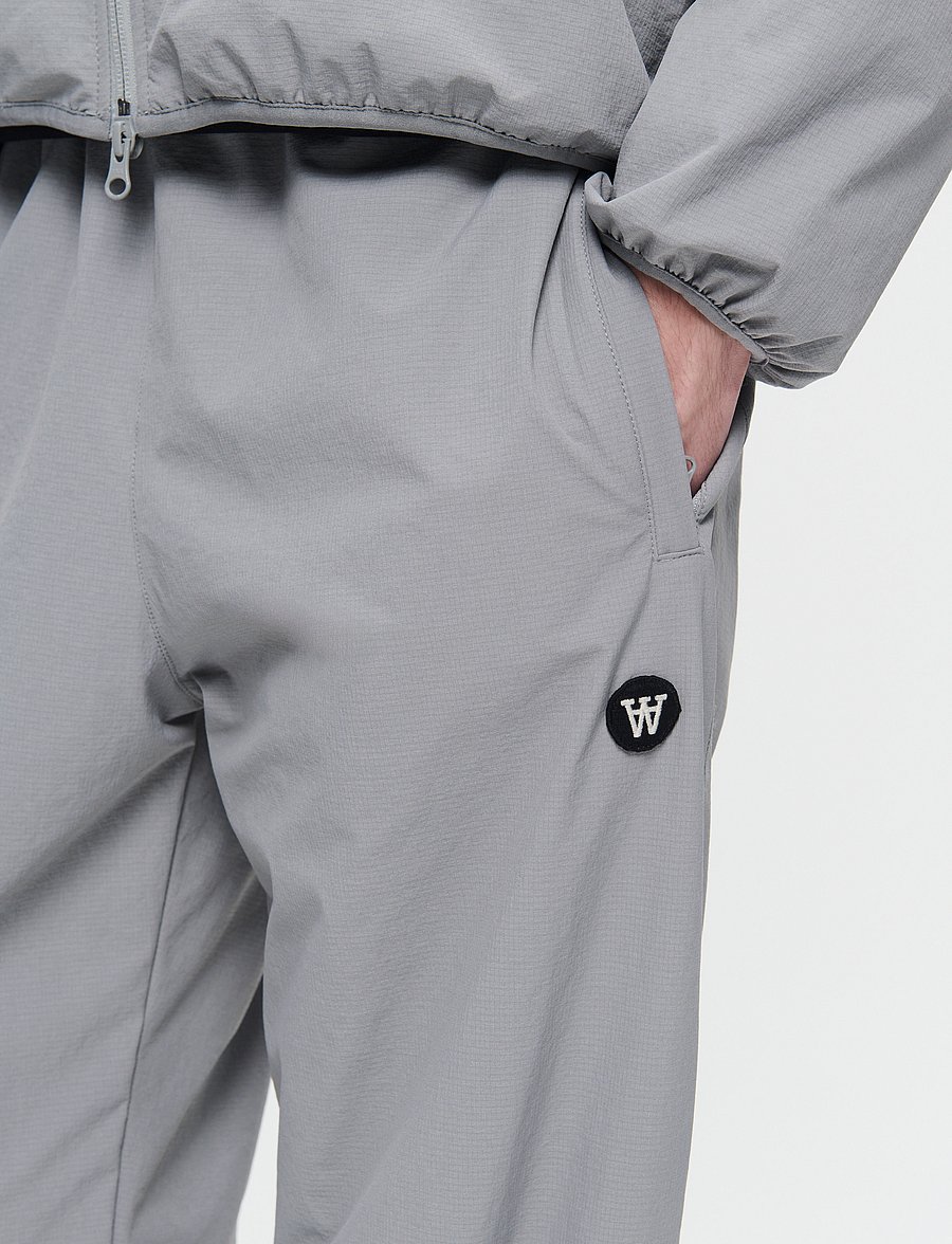 WOOD WOOD - WWLee tech trousers - vabaajapüksid - gray flannel - 5