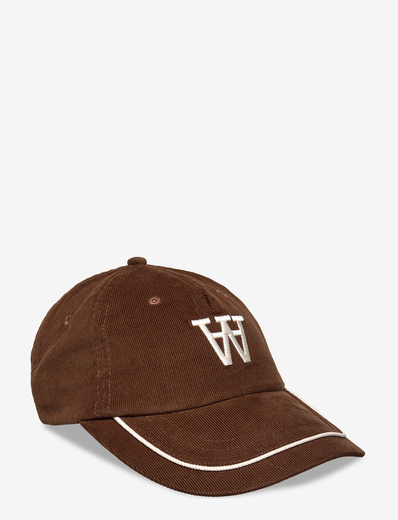 WOOD WOOD - WWBob CS Cordoroy cap - casquettes - potting soil - 0